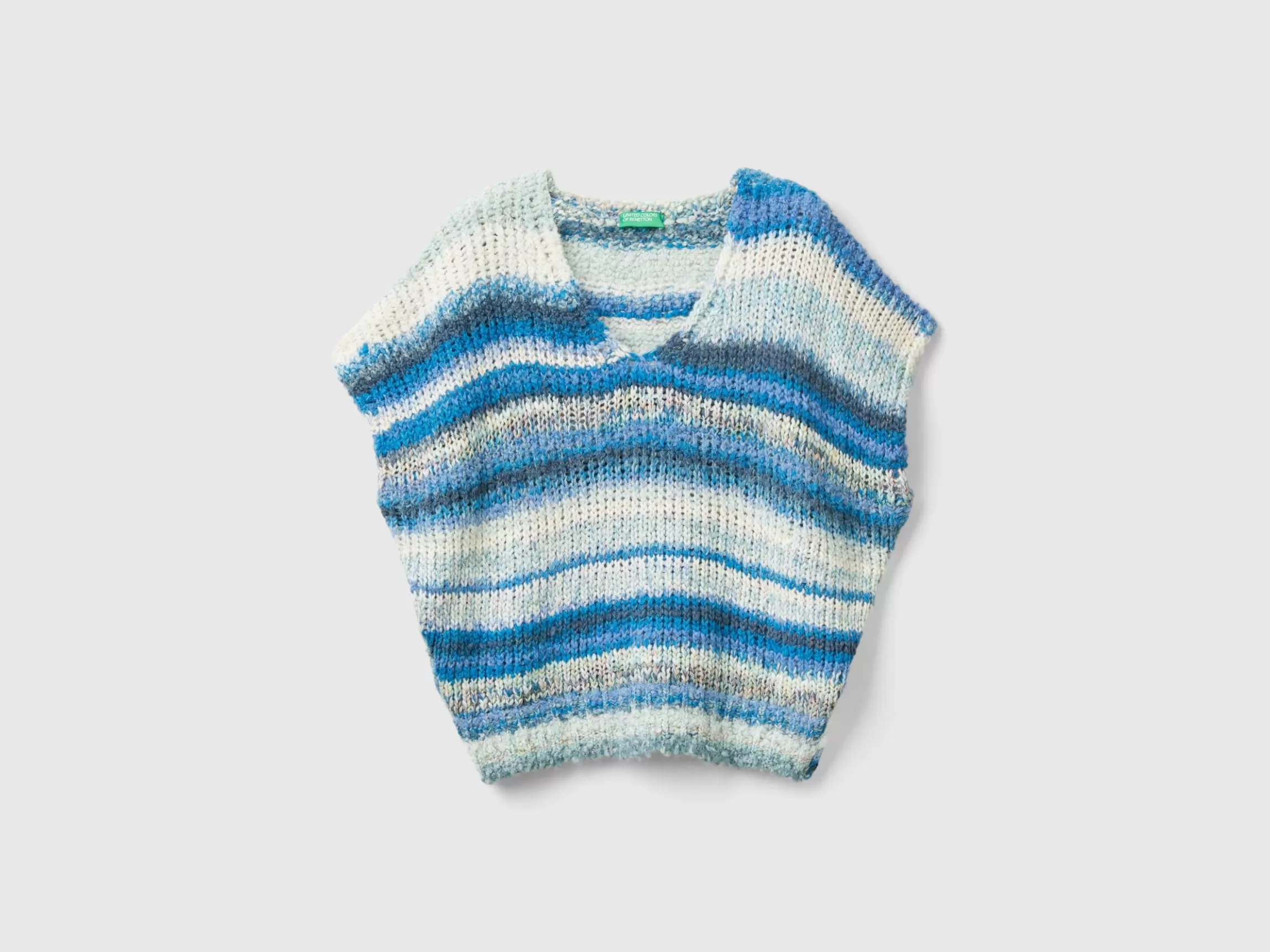 United Colors of Benetton Multicolor vest in wool blend