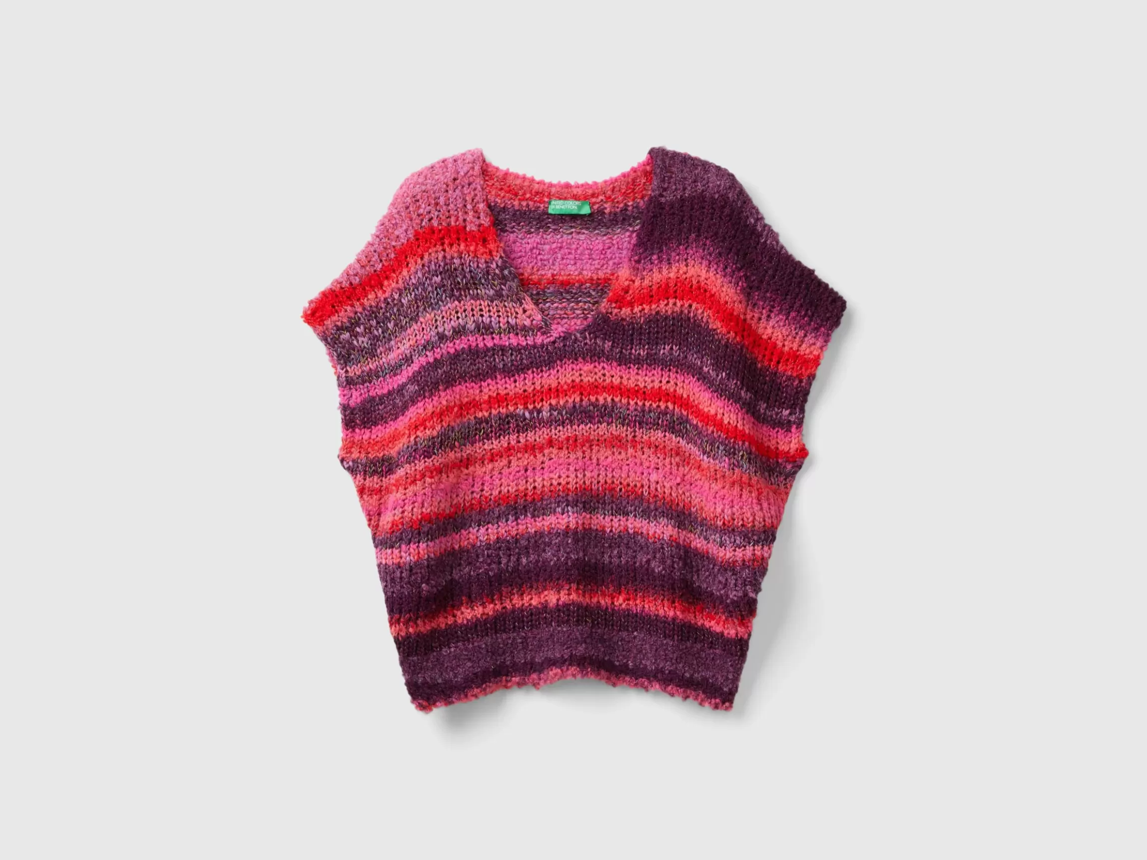 United Colors of Benetton Multicolor vest in wool blend