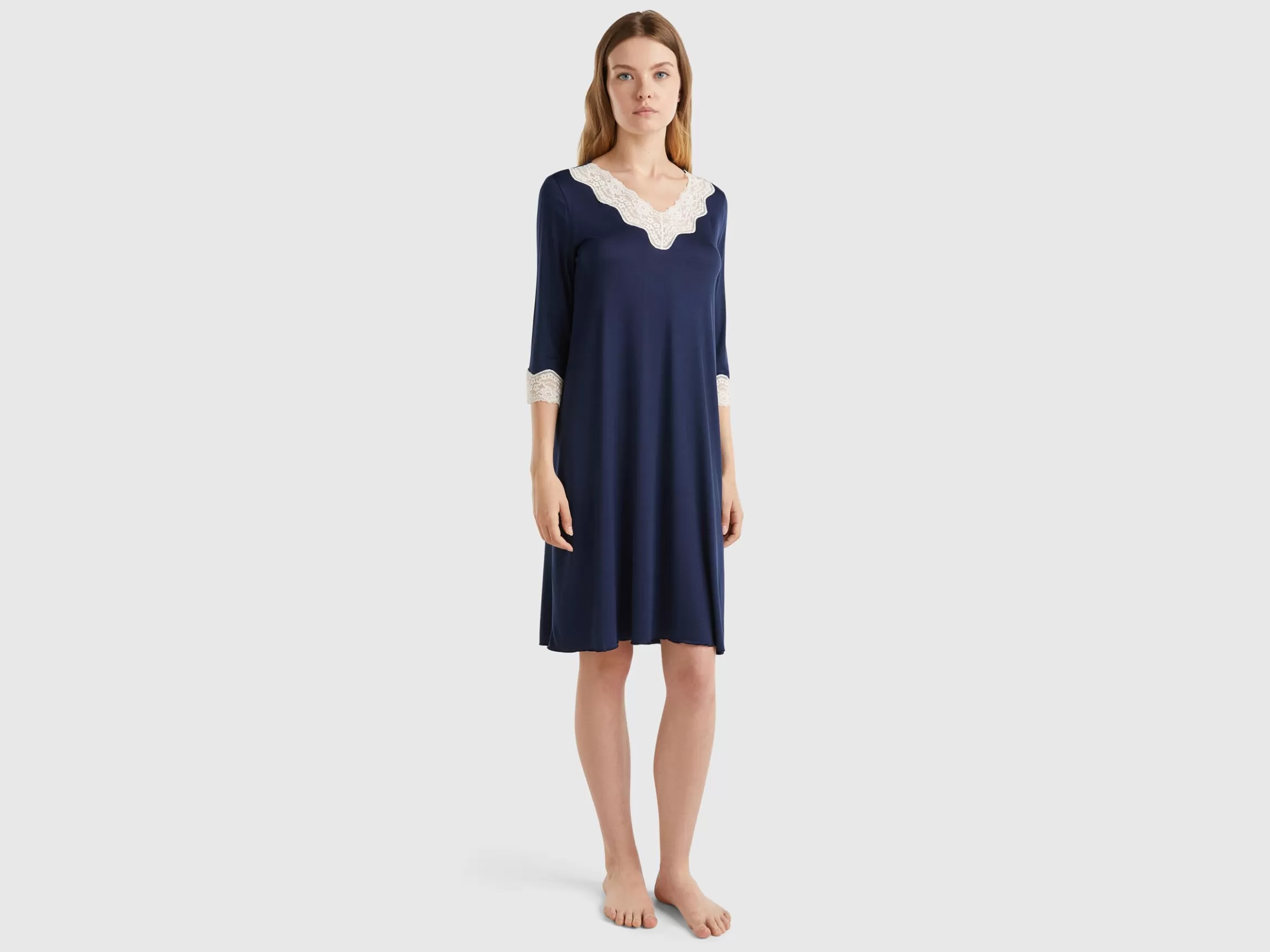 United Colors of Benetton Nightshirt with lace details