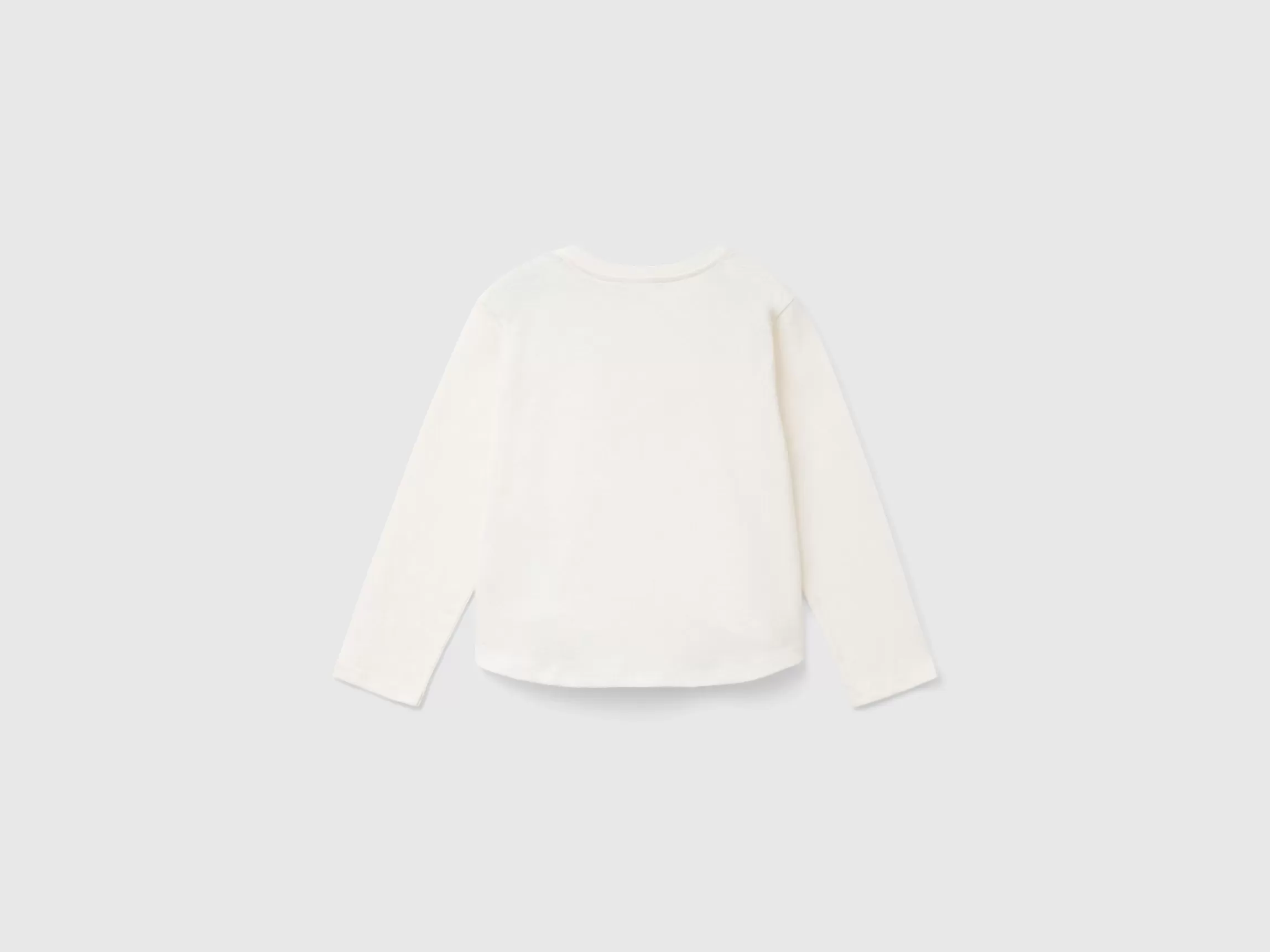 United Colors of Benetton Organic cotton t-shirt with glittery print