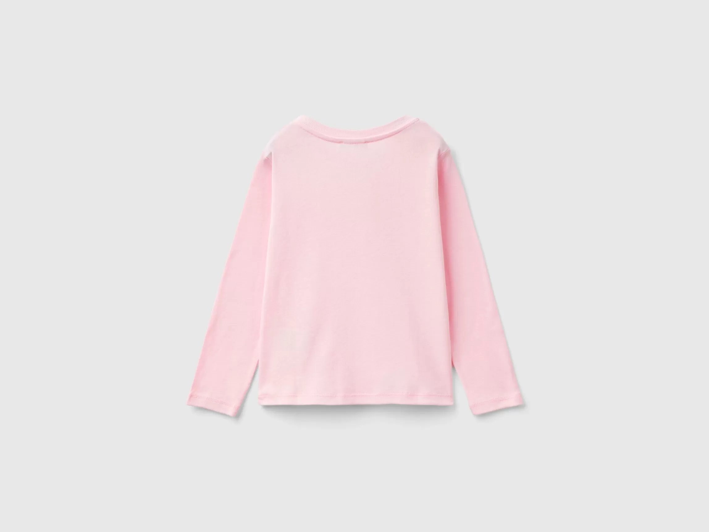 United Colors of Benetton Organic cotton t-shirt with glittery print