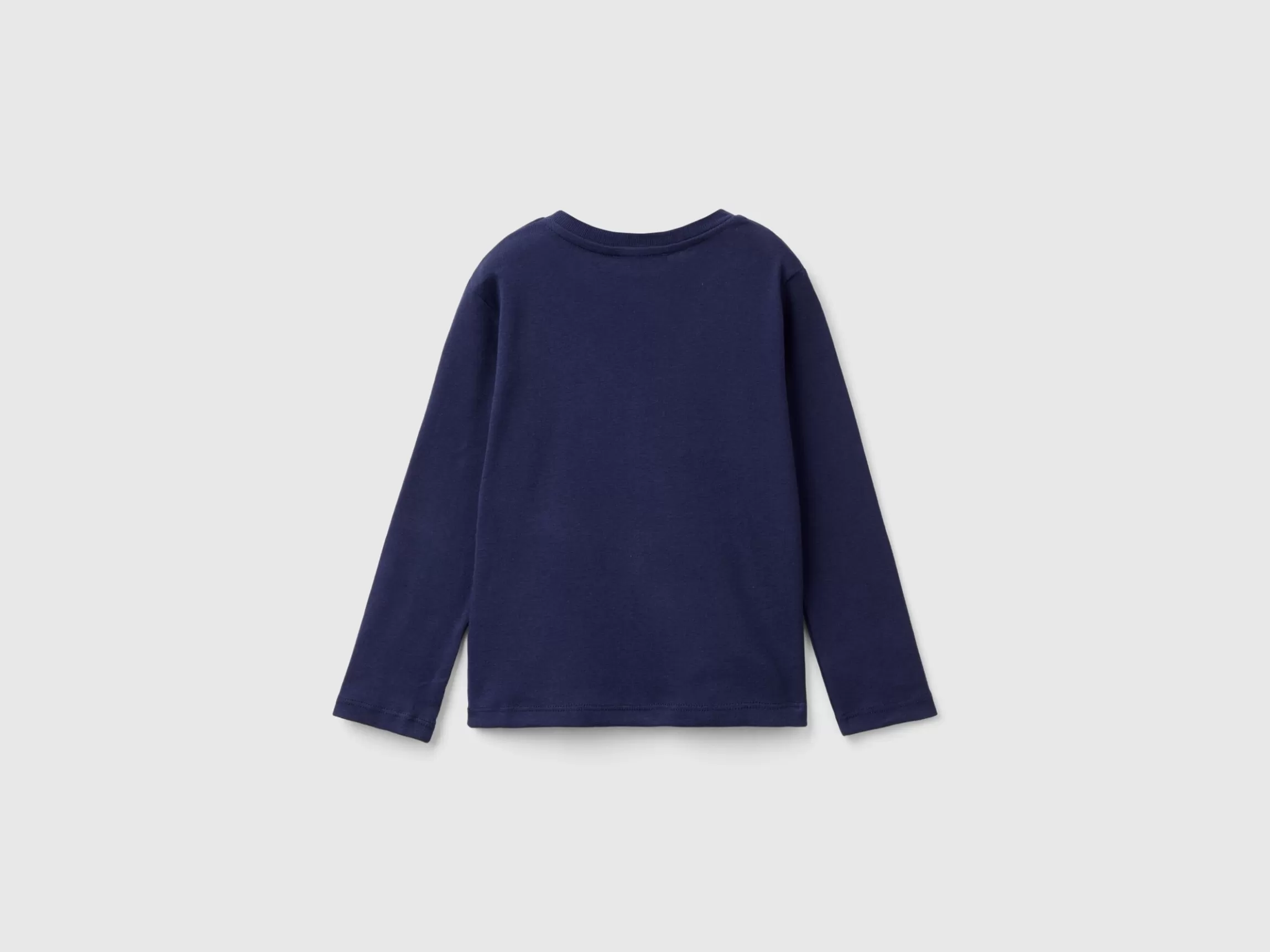United Colors of Benetton Organic cotton t-shirt with glittery print