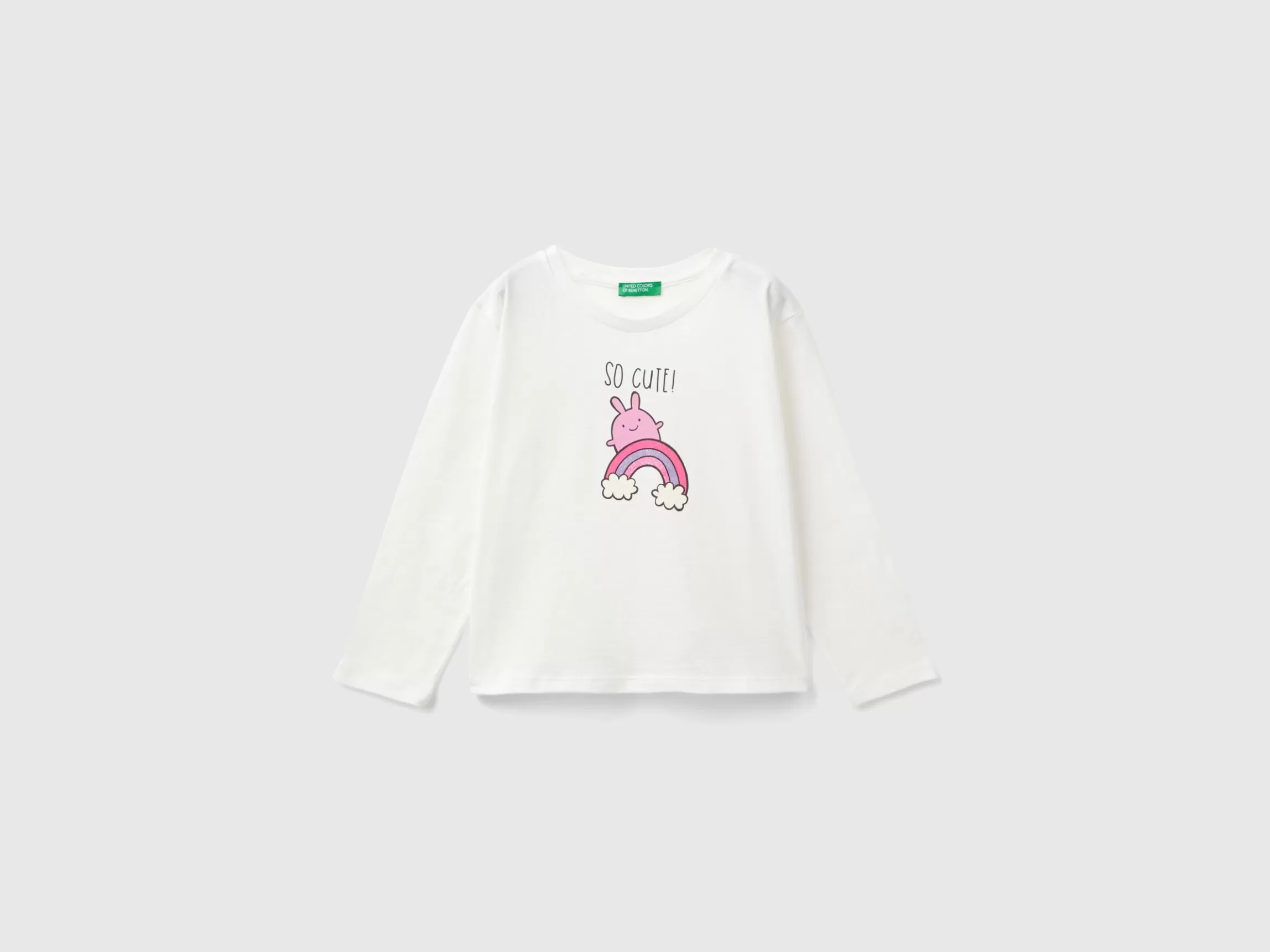 United Colors of Benetton Organic cotton t-shirt with print