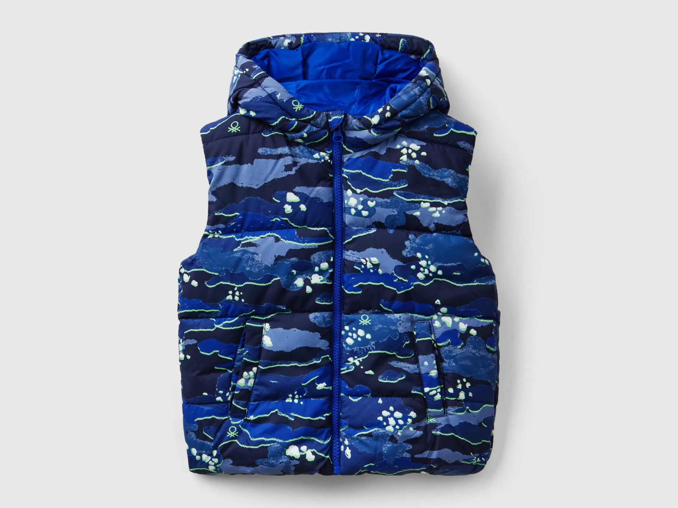 United Colors of Benetton Padded camouflage vest