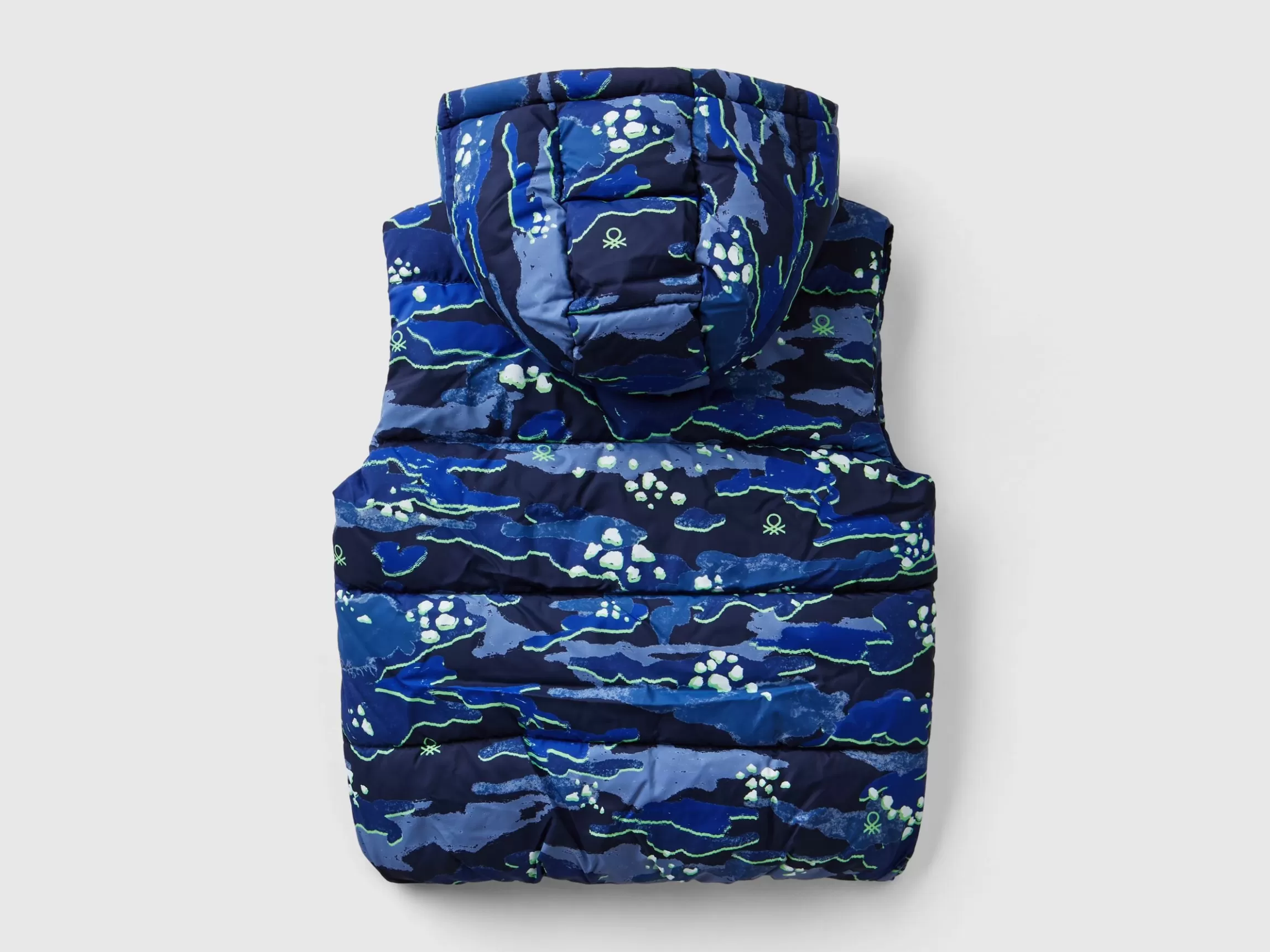 United Colors of Benetton Padded camouflage vest