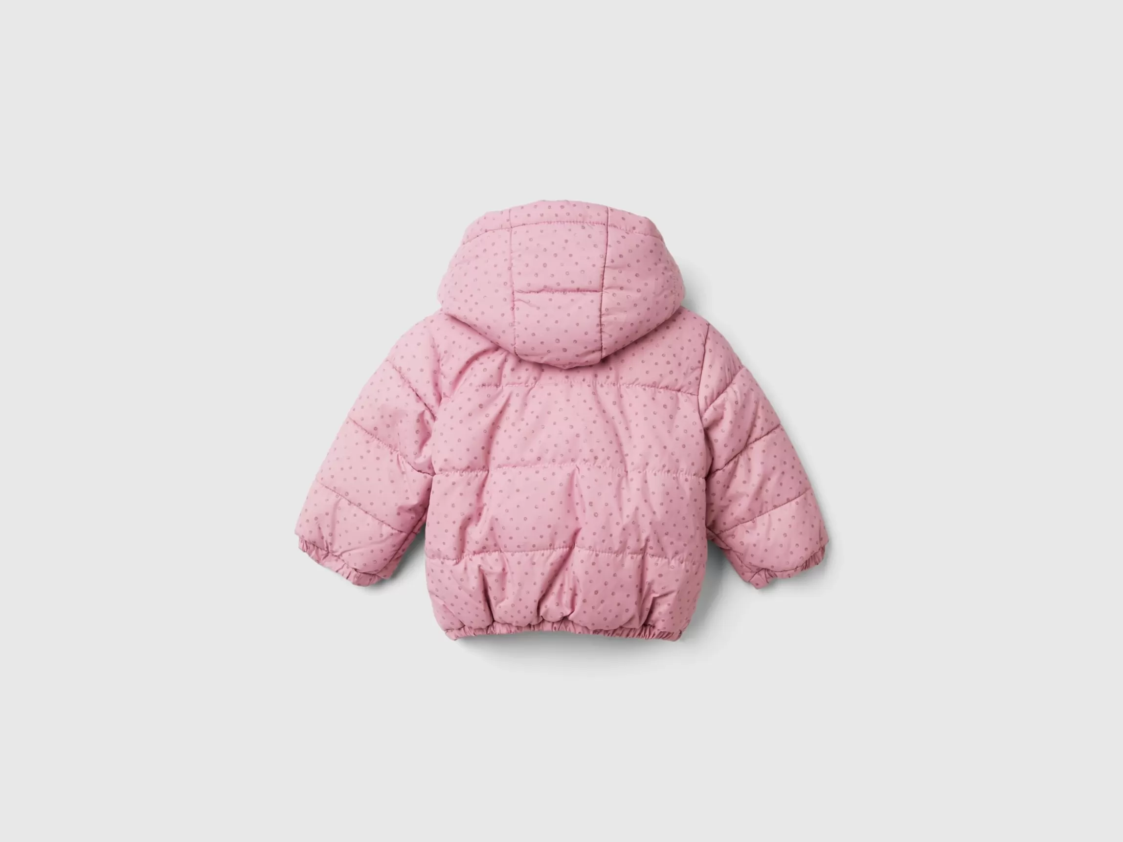 United Colors of Benetton Patterned jacket with zip and hood