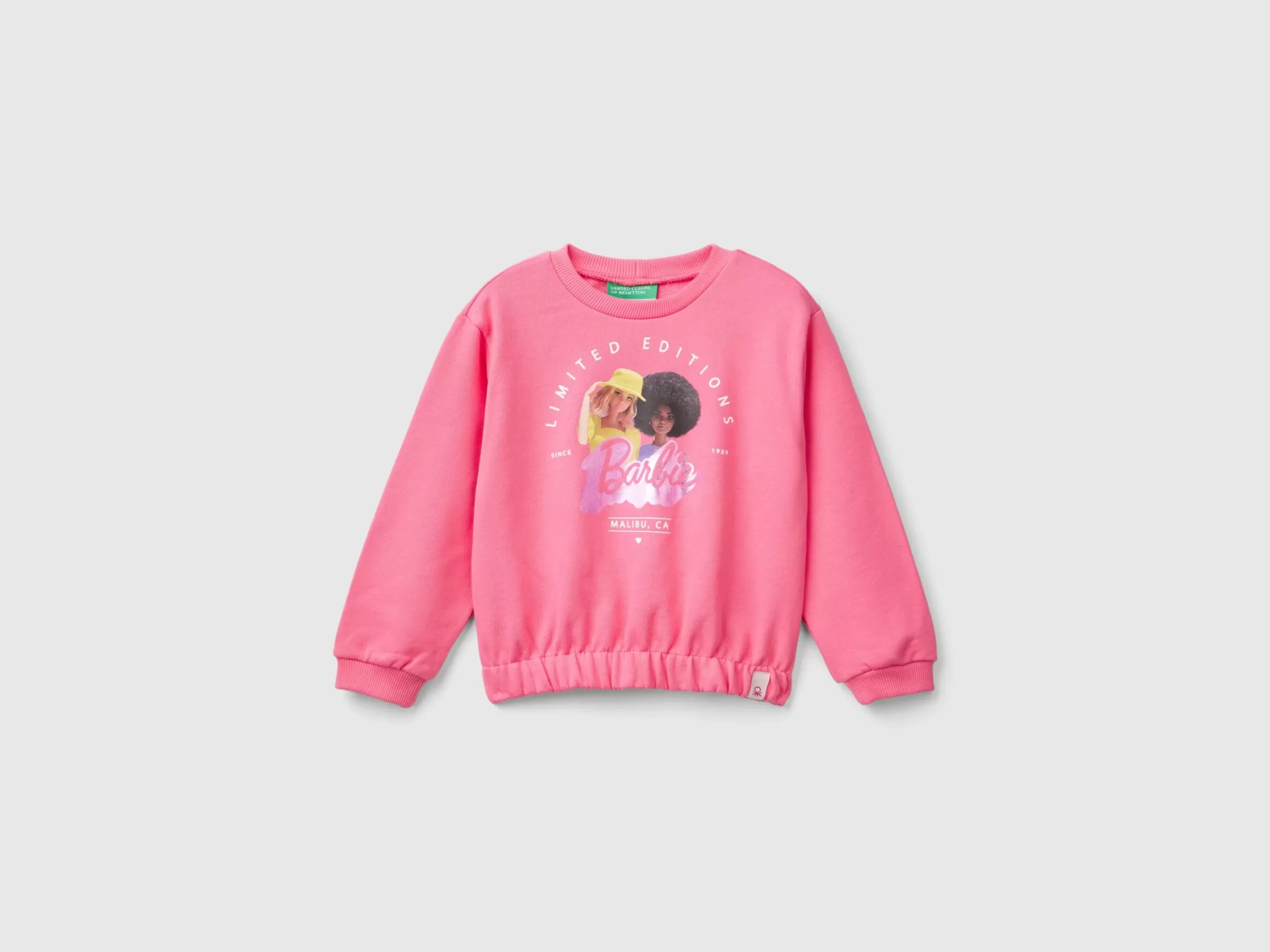 United Colors of Benetton Barbie sweatshirt with glossy print