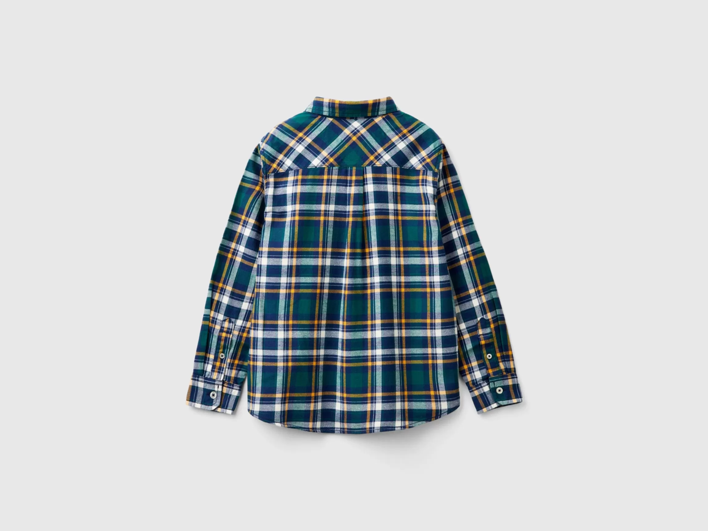 United Colors of Benetton Plaid shirt in 100% cotton