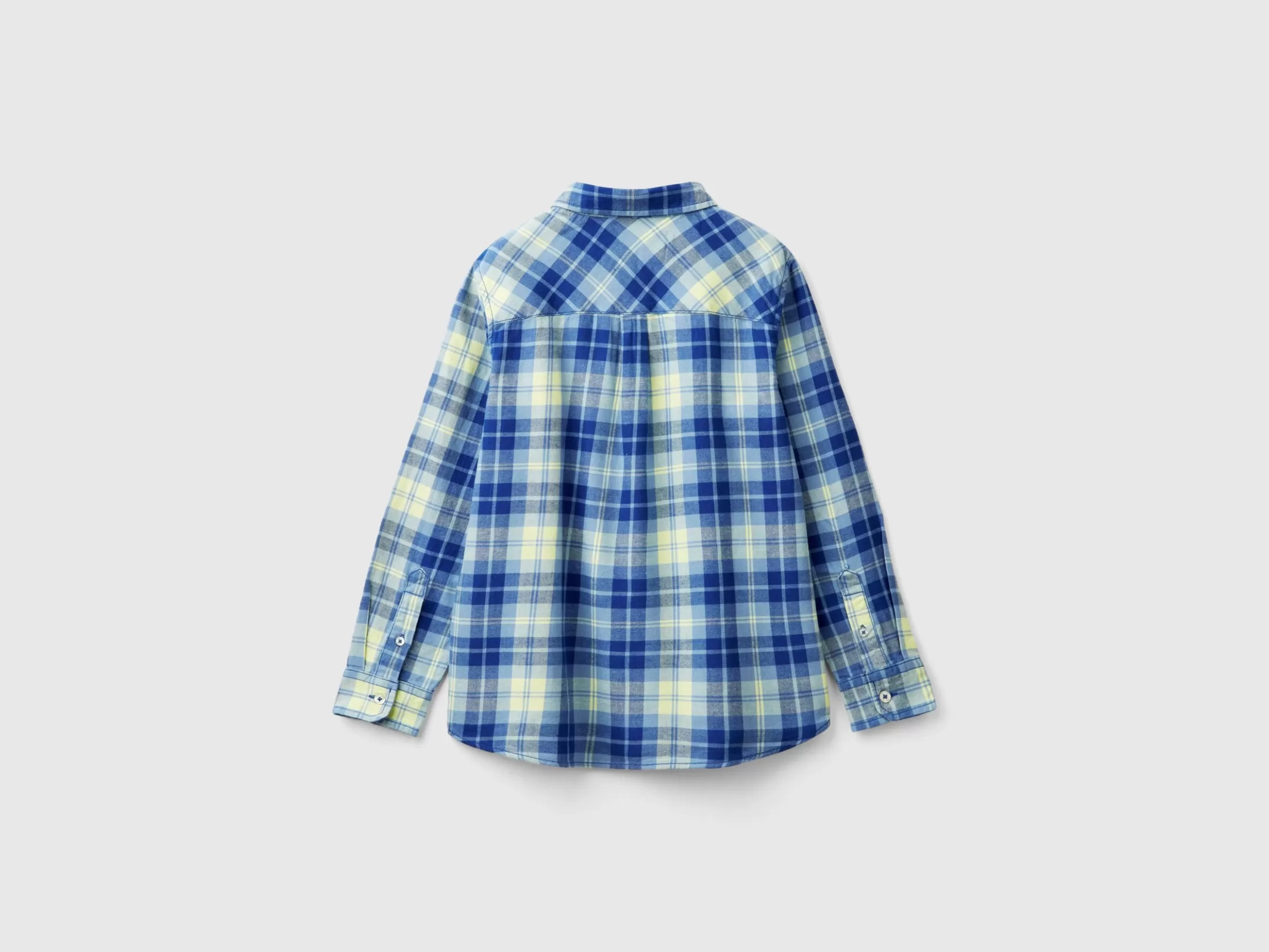 United Colors of Benetton Plaid shirt in 100% cotton