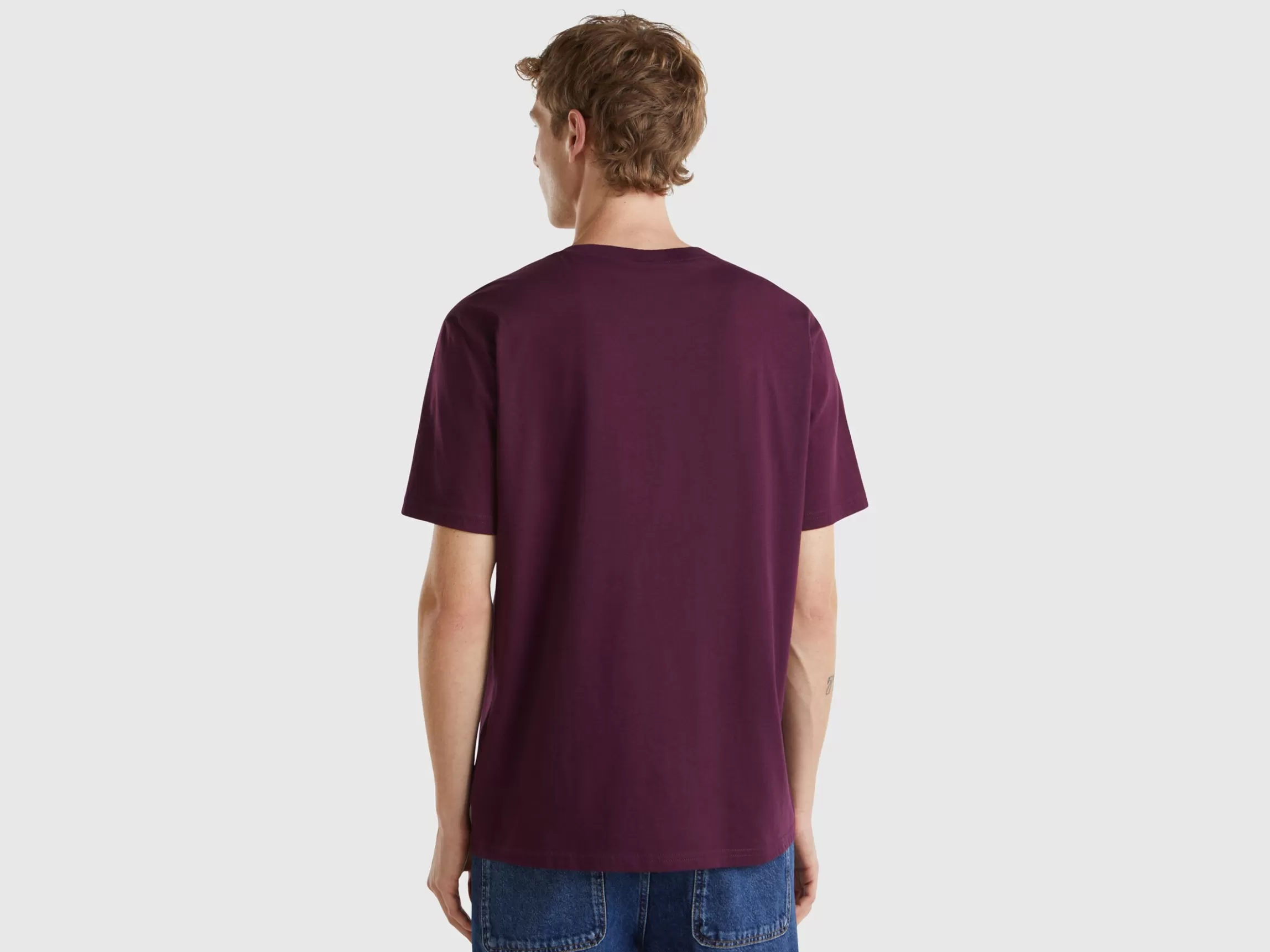 United Colors of Benetton organic cotton t-shirt with multicolor logo