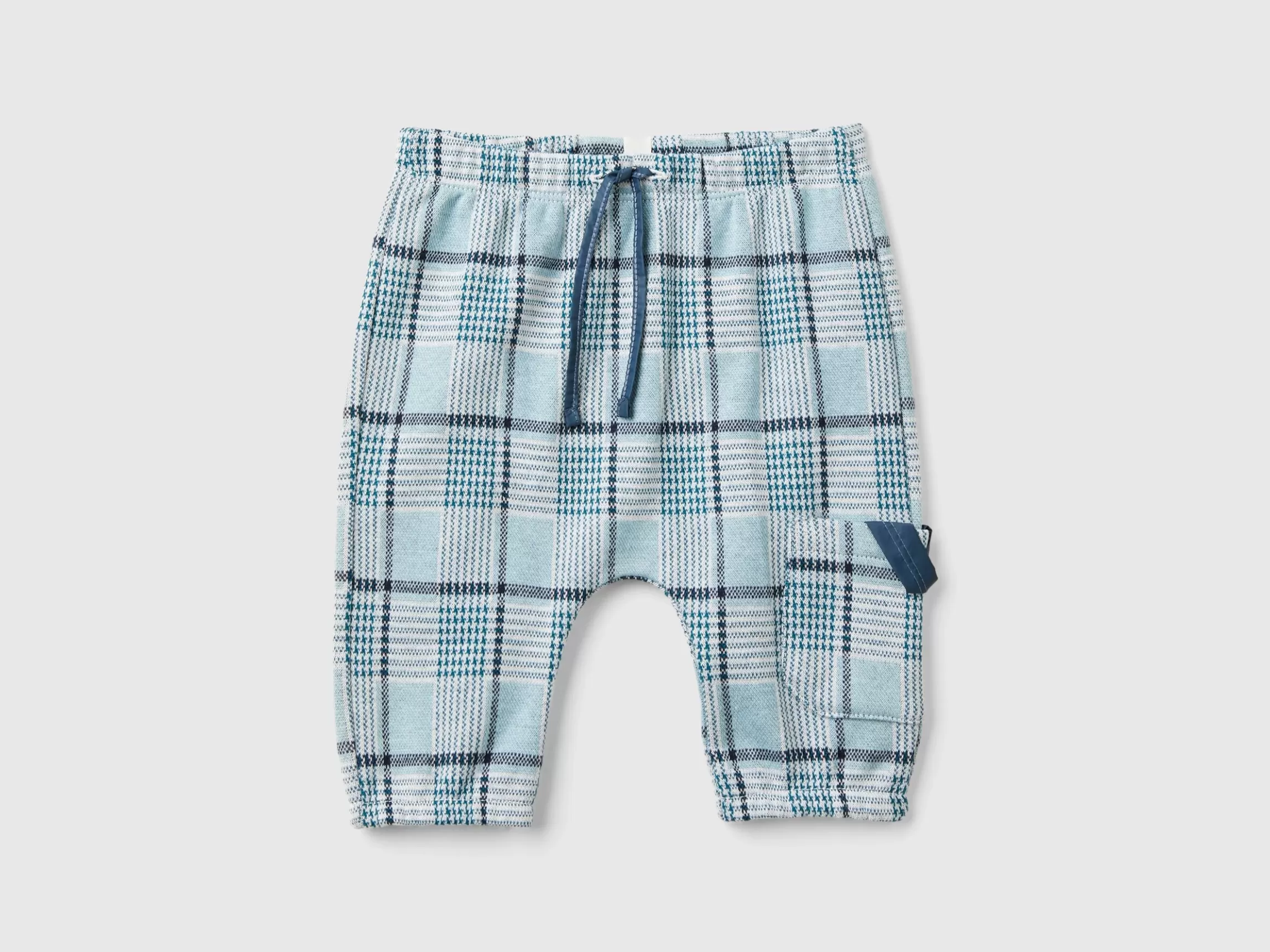 United Colors of Benetton Prince of Wales jacquard trousers