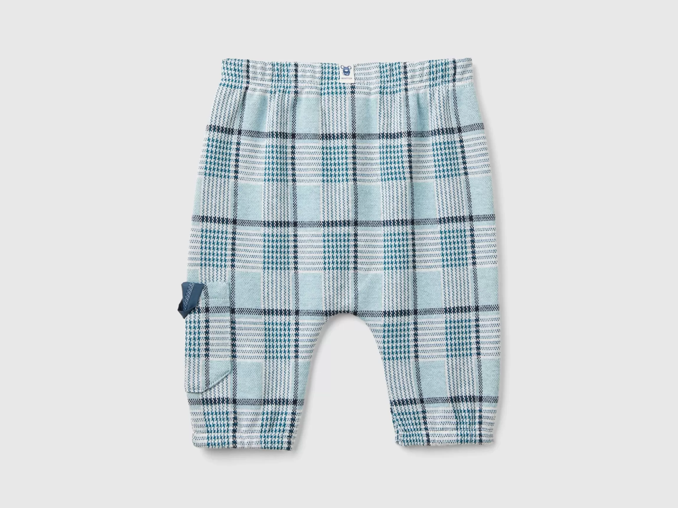United Colors of Benetton Prince of Wales jacquard trousers