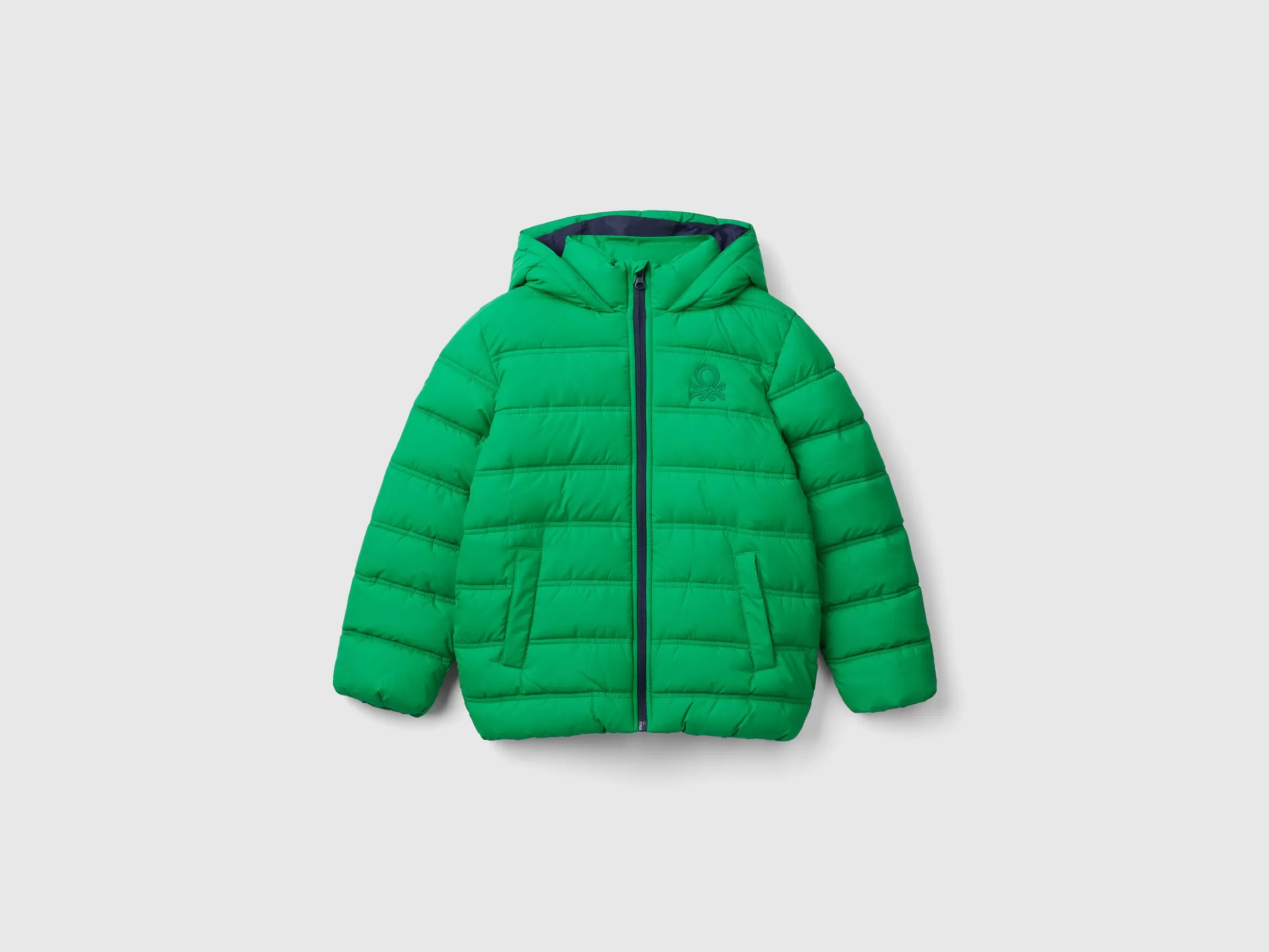 United Colors of Benetton Puffer jacket with hood and logo