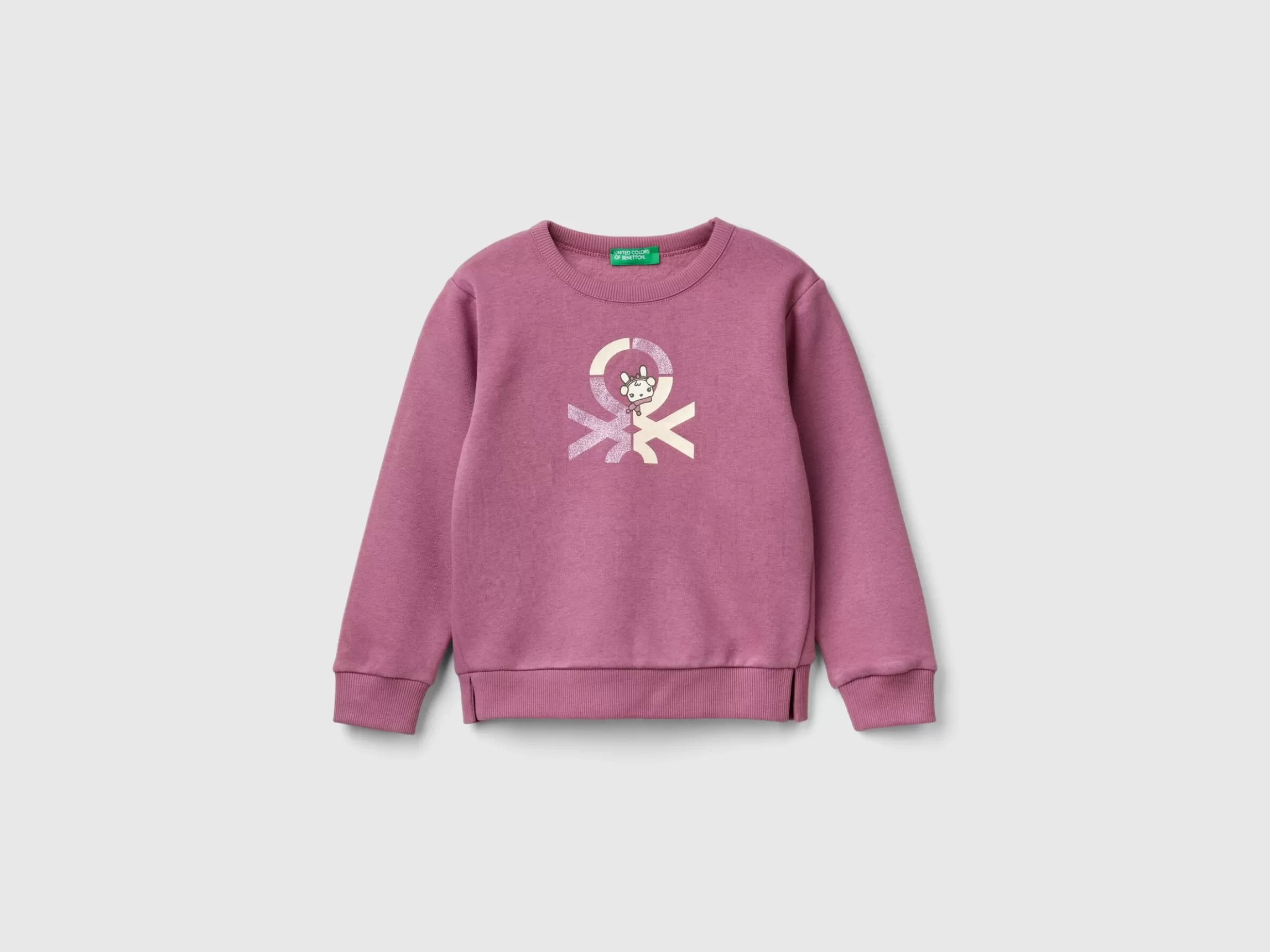 United Colors of Benetton Pullover sweatshirt with glittery print