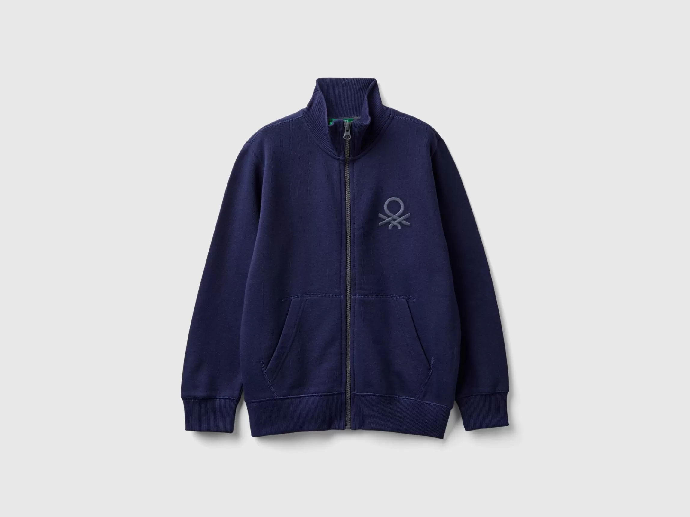 United Colors of Benetton Pure cotton sweatshirt with zipper