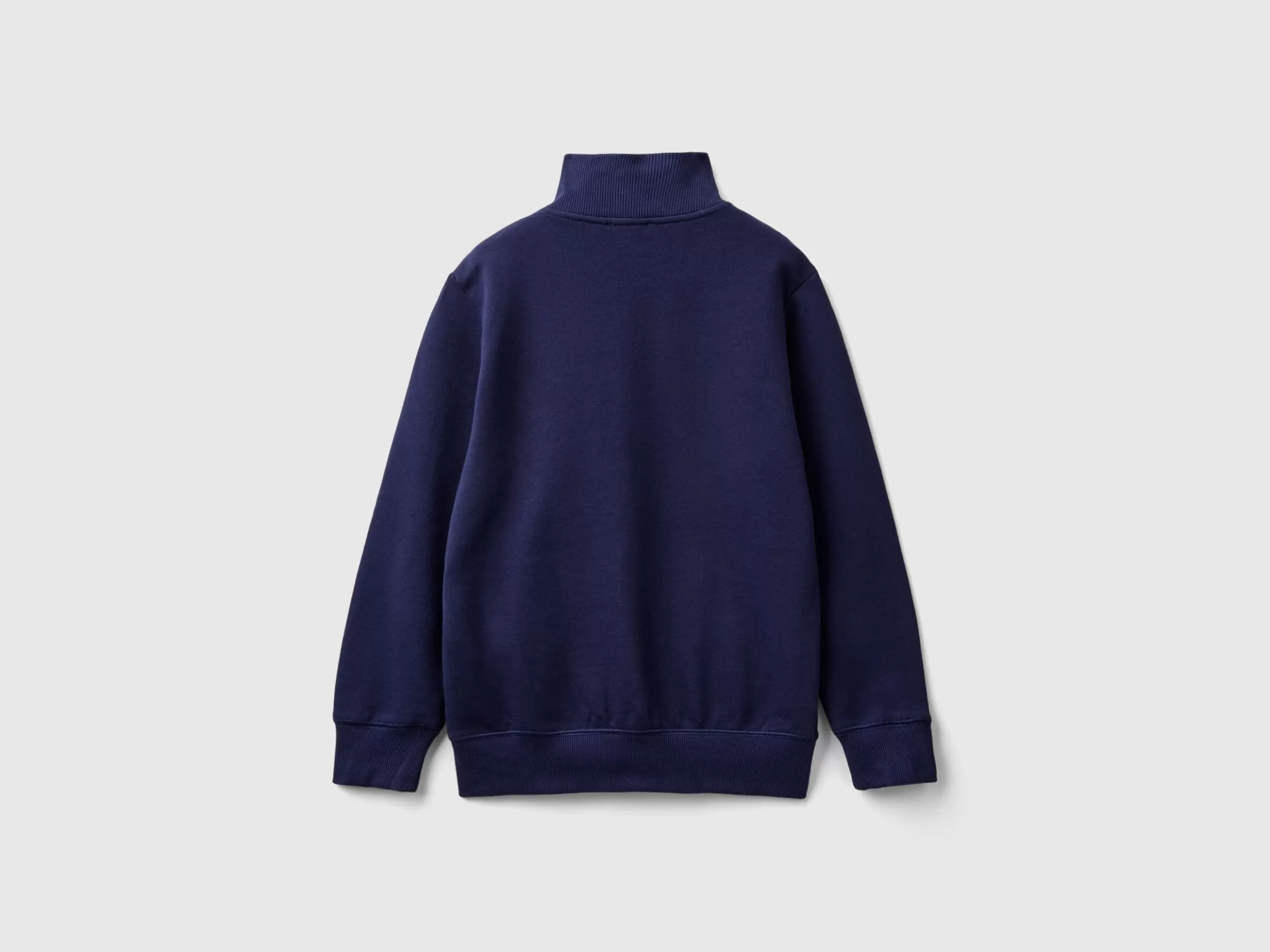 United Colors of Benetton Pure cotton sweatshirt with zipper