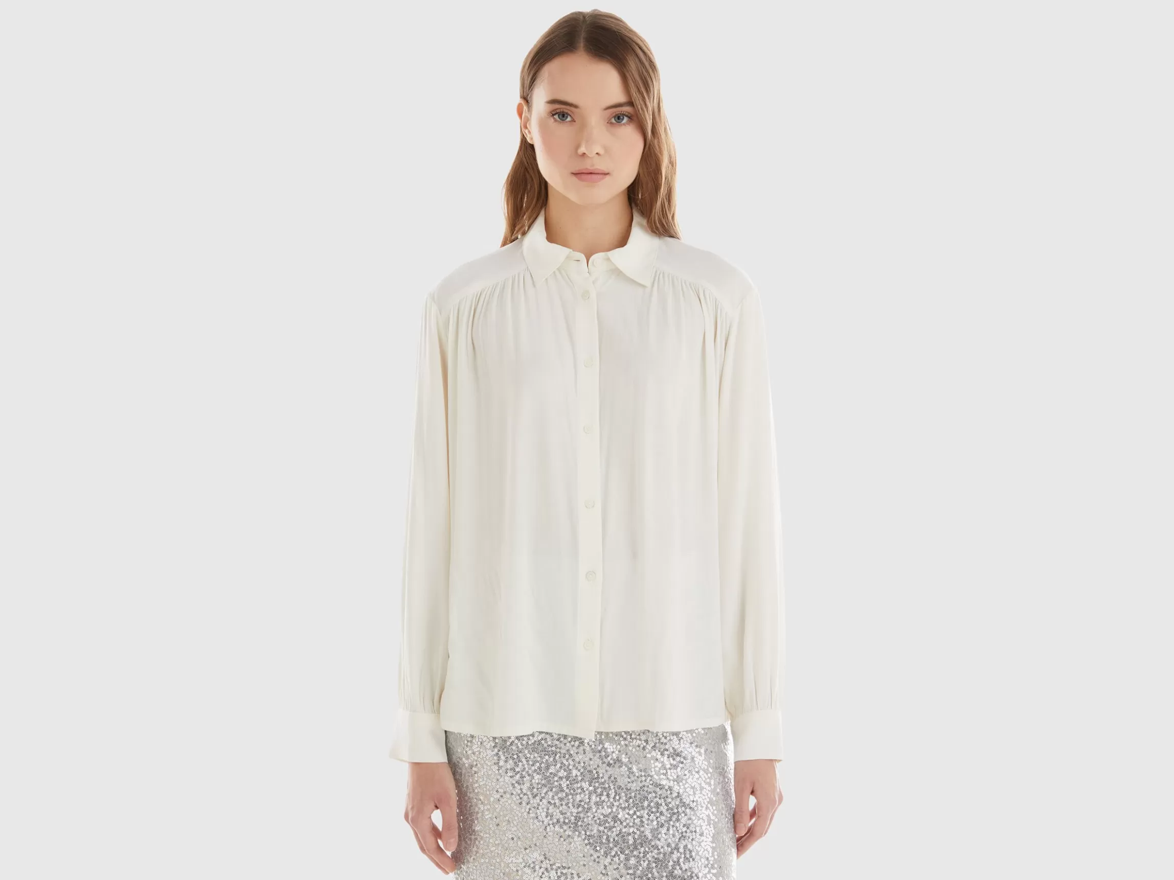 United Colors of Benetton Relaxed fit flowy shirt