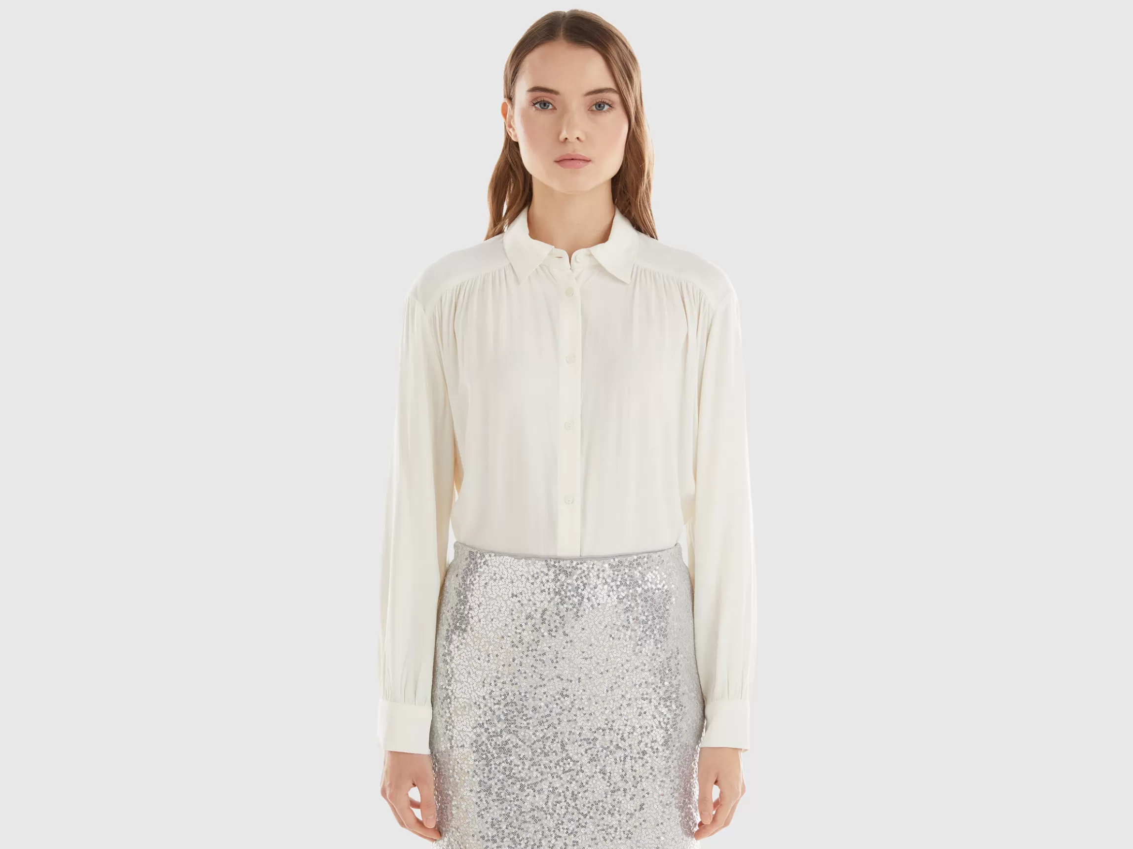 United Colors of Benetton Relaxed fit flowy shirt
