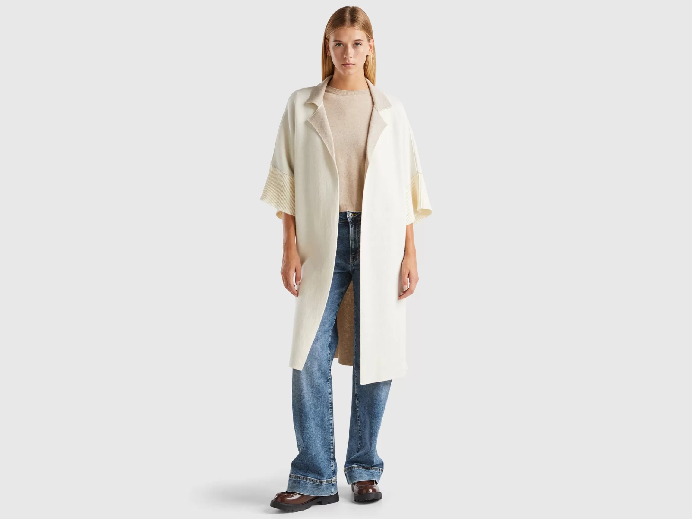 United Colors of Benetton Reversible open coat