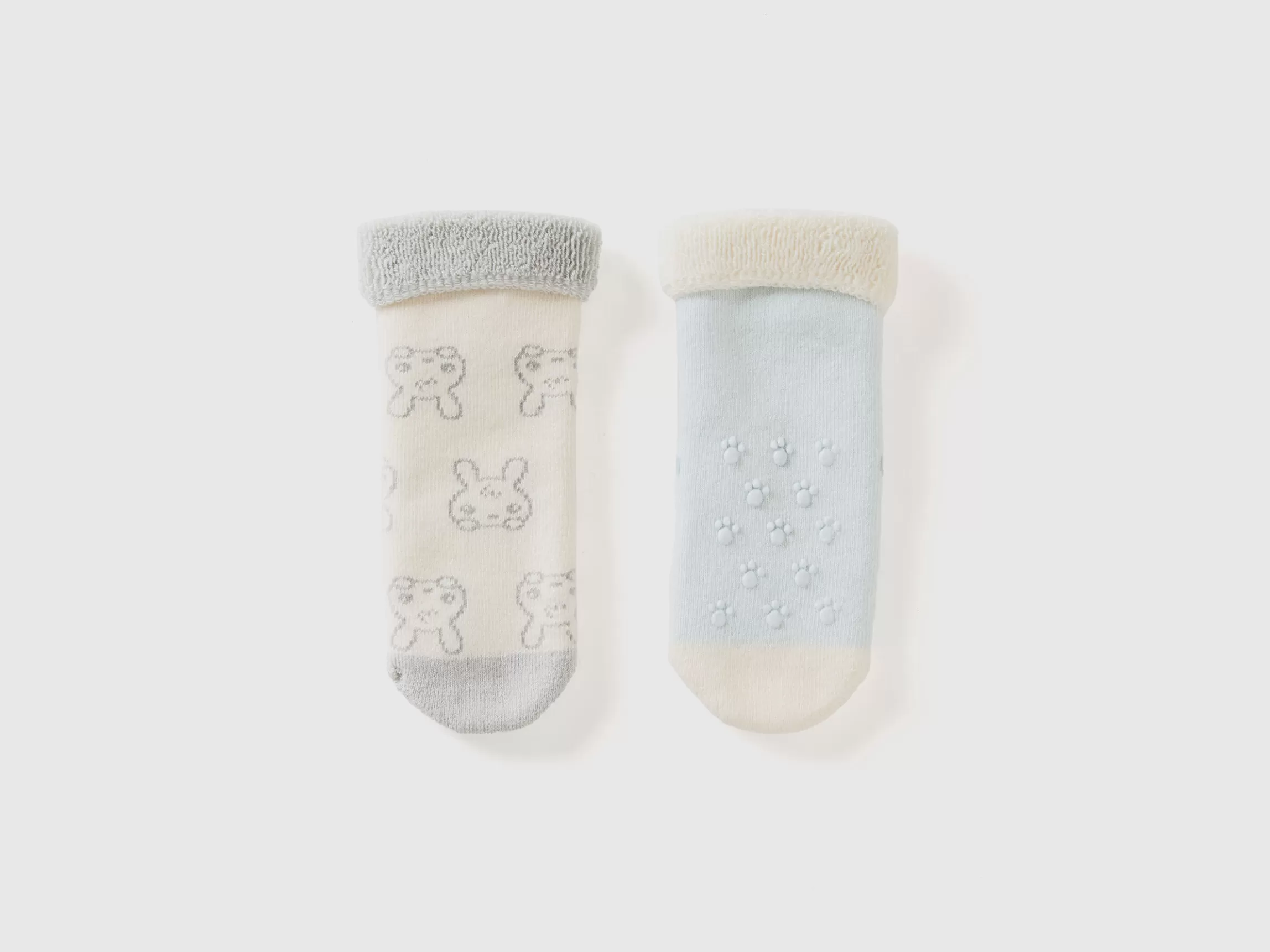 United Colors of Benetton Set of non-slip socks with bunnies