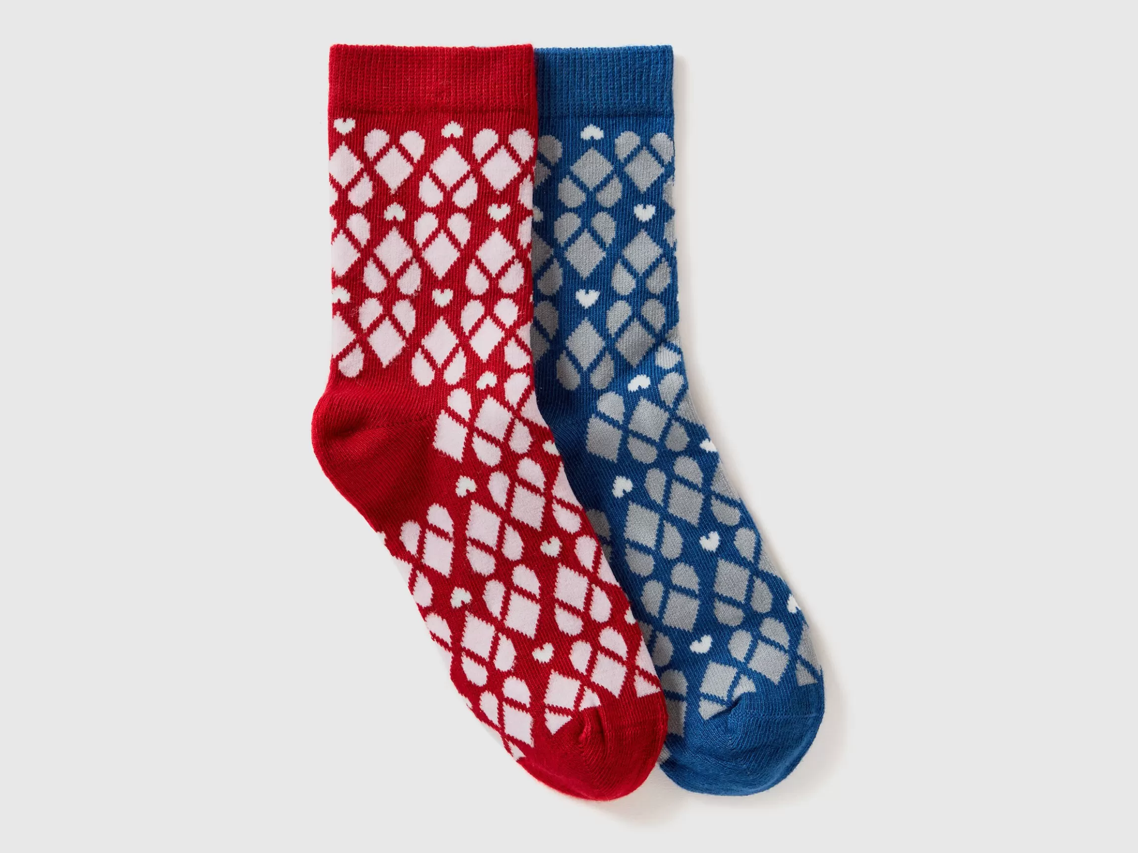 United Colors of Benetton Set of two pairs of heart socks