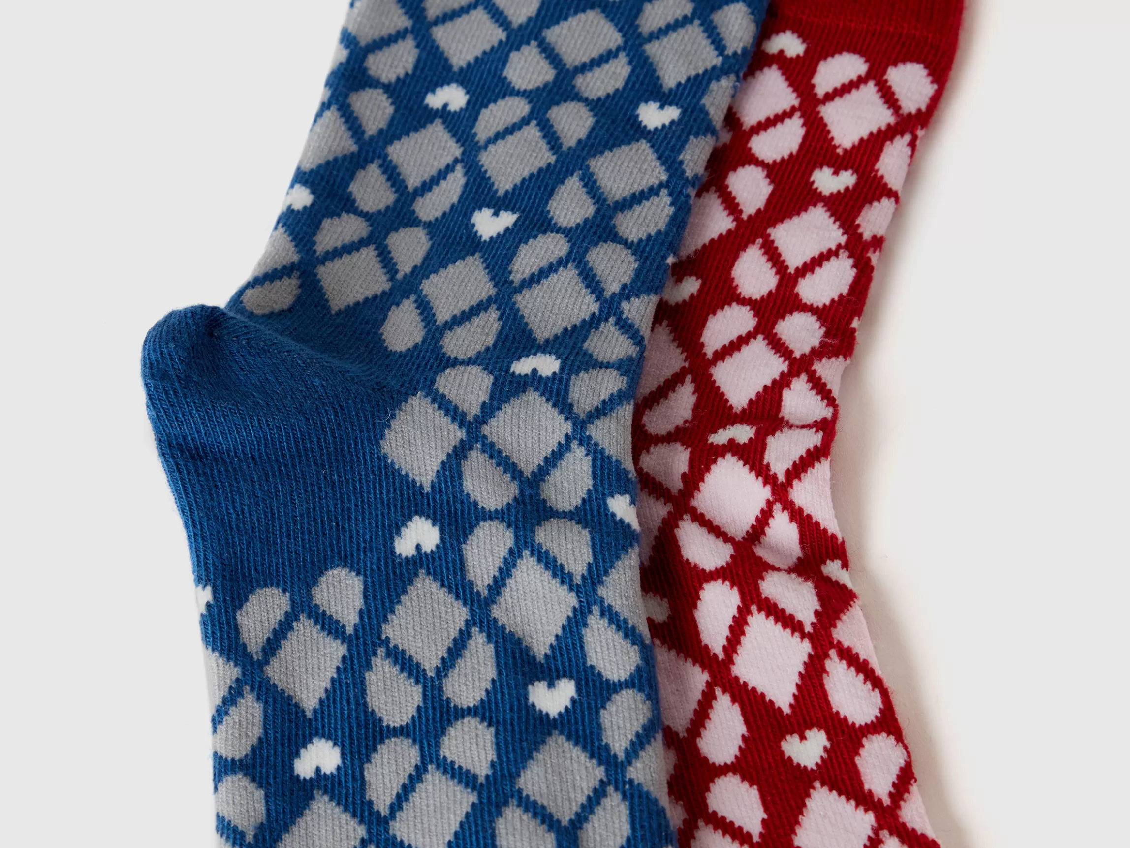 United Colors of Benetton Set of two pairs of heart socks
