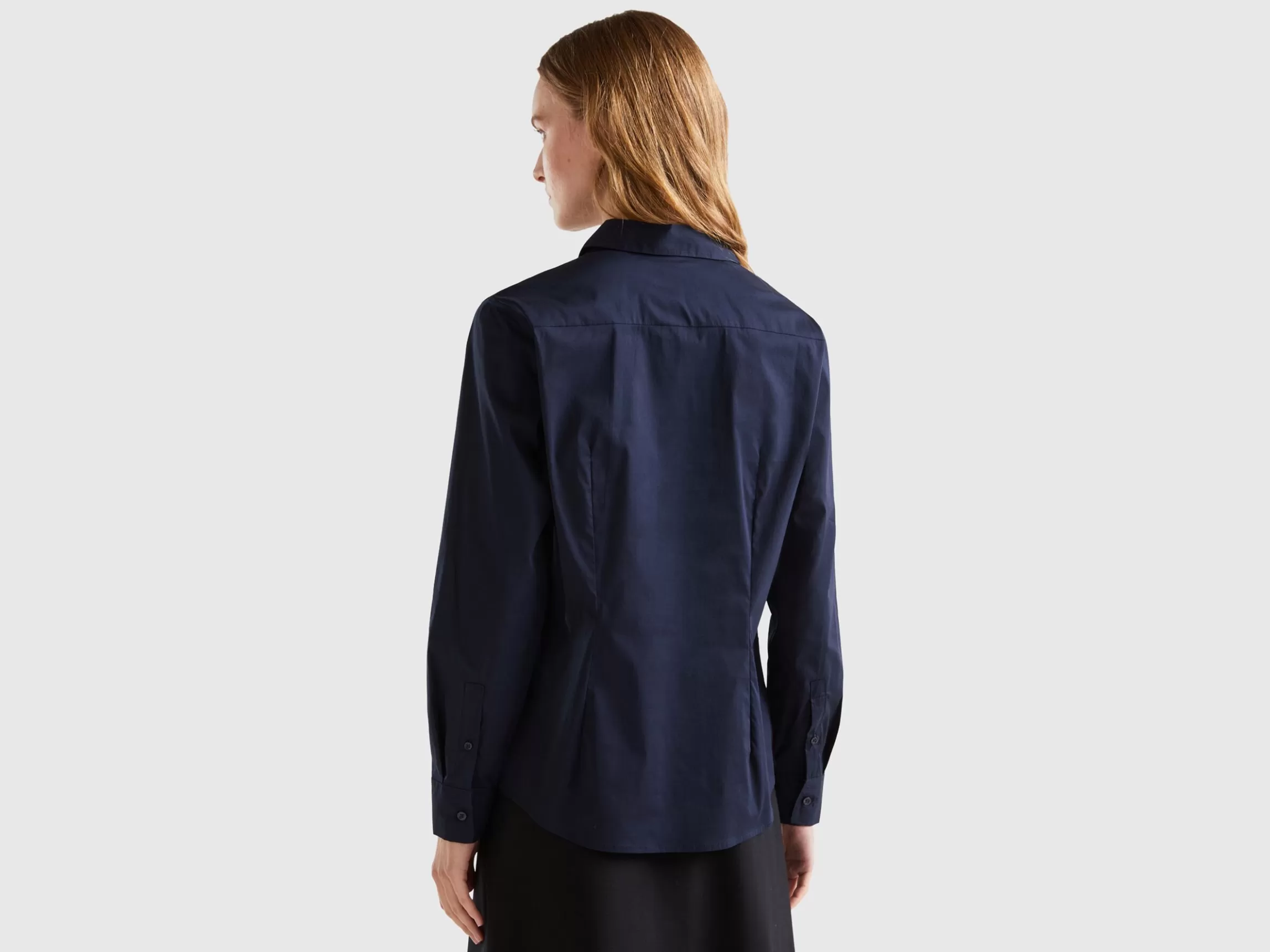 United Colors of Benetton Shirt in stretch cotton blend