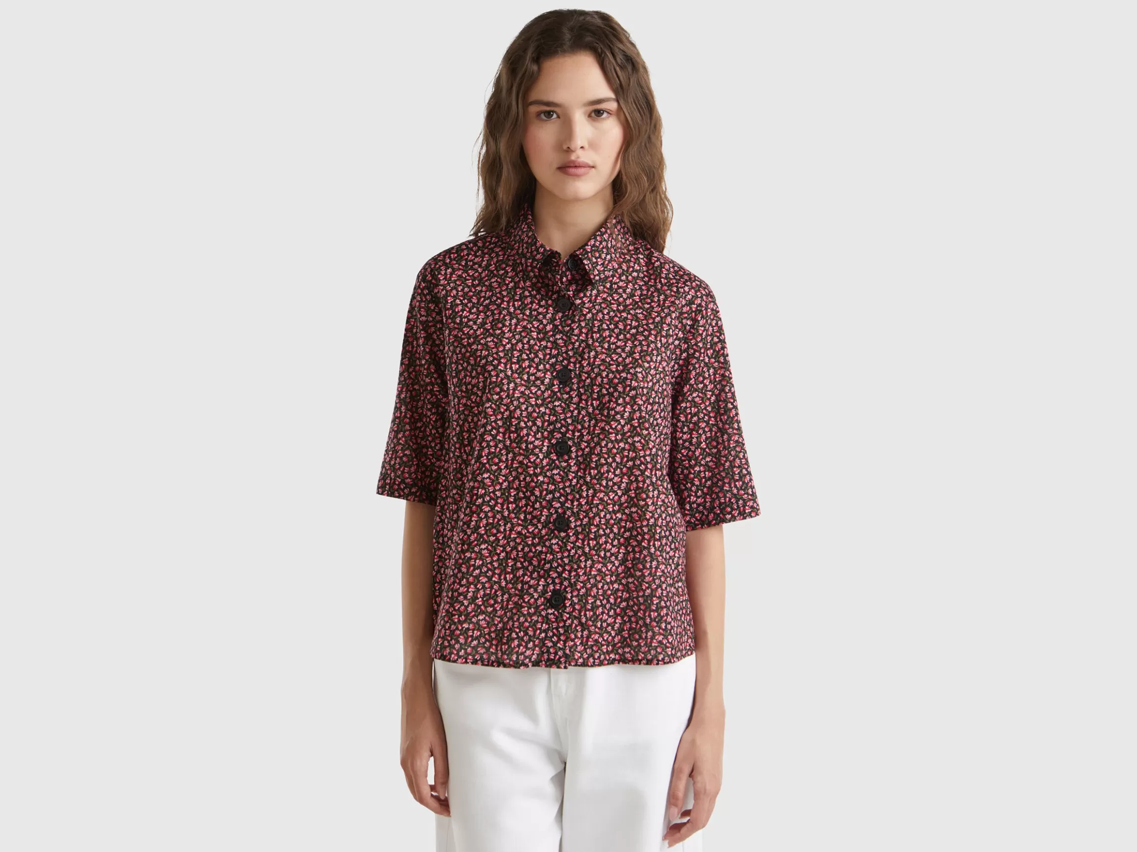 United Colors of Benetton Short sleeve patterned shirt