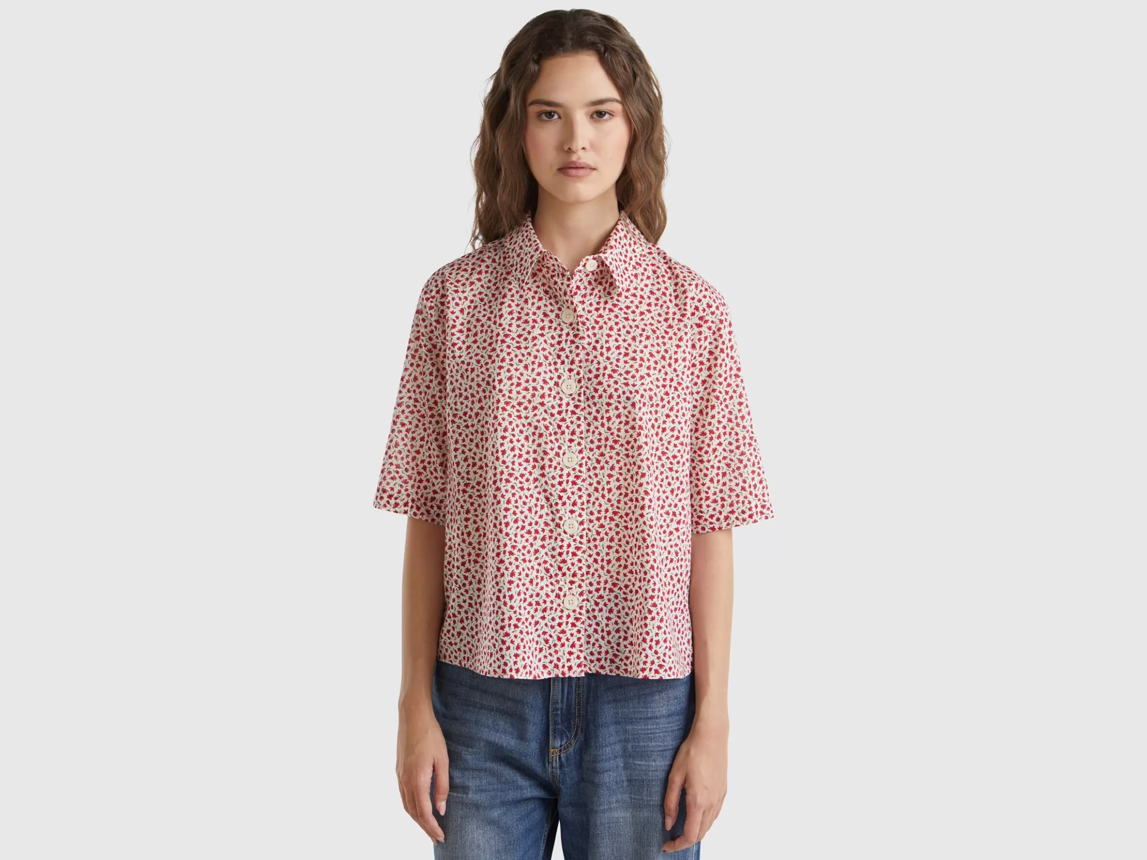 United Colors of Benetton Short sleeve patterned shirt