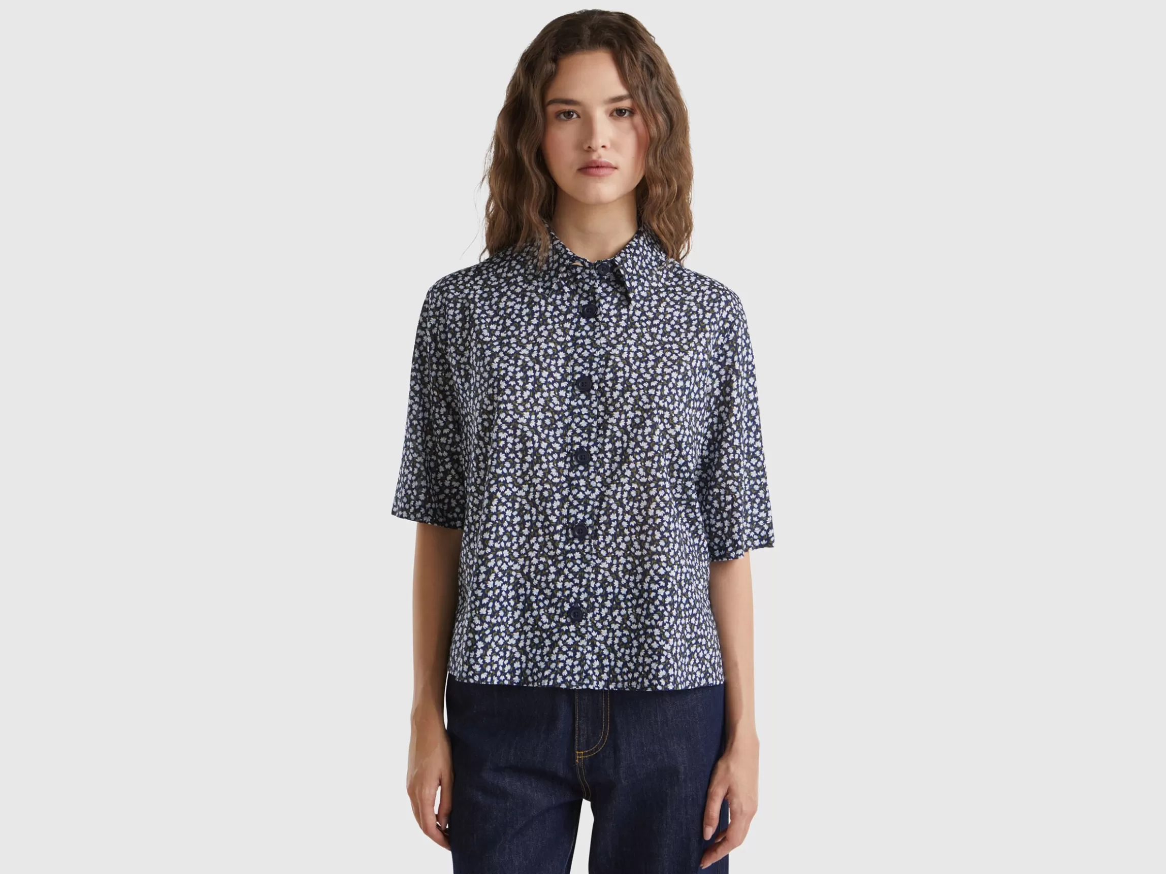 United Colors of Benetton Short sleeve patterned shirt