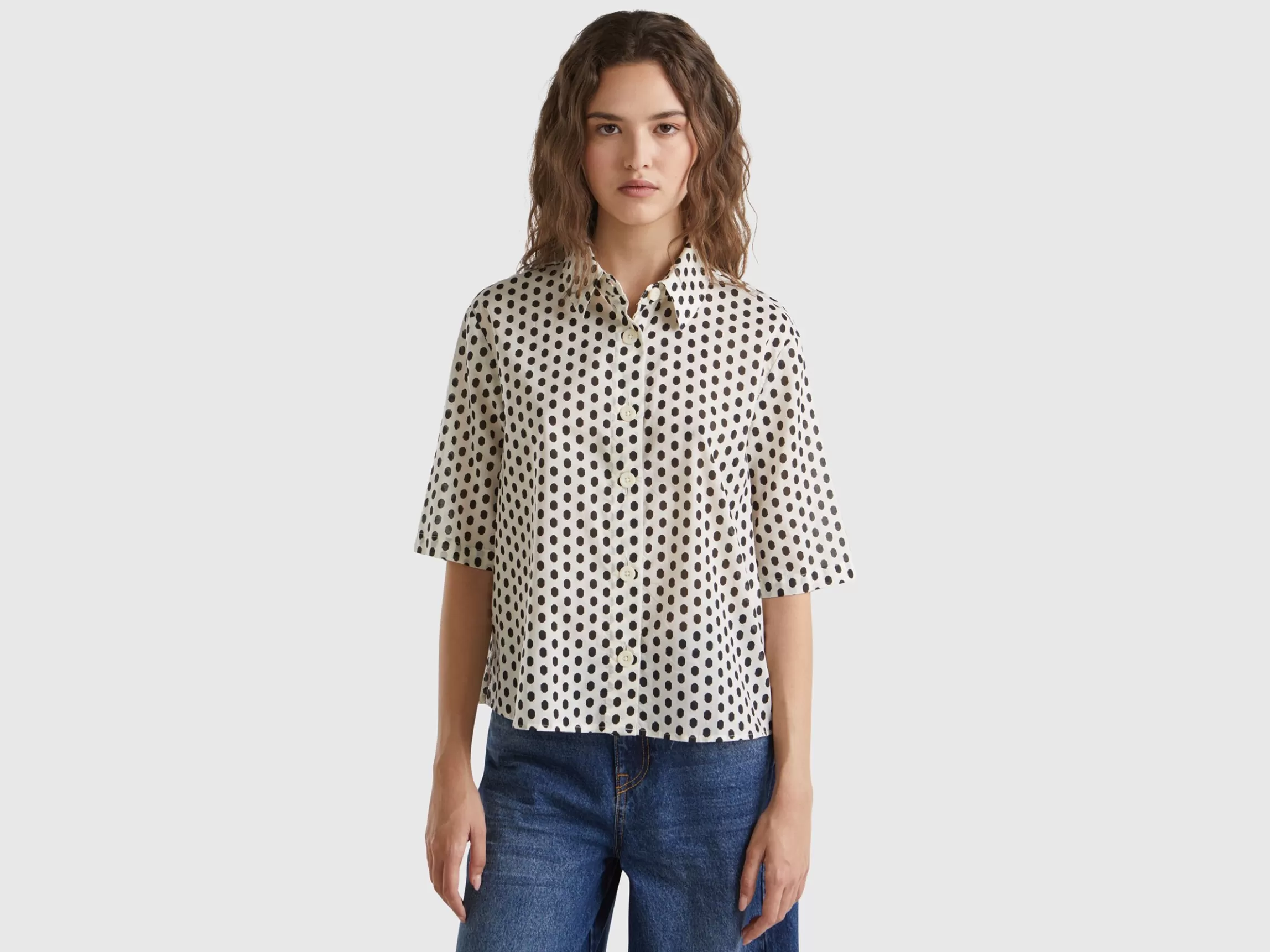 United Colors of Benetton Short sleeve patterned shirt