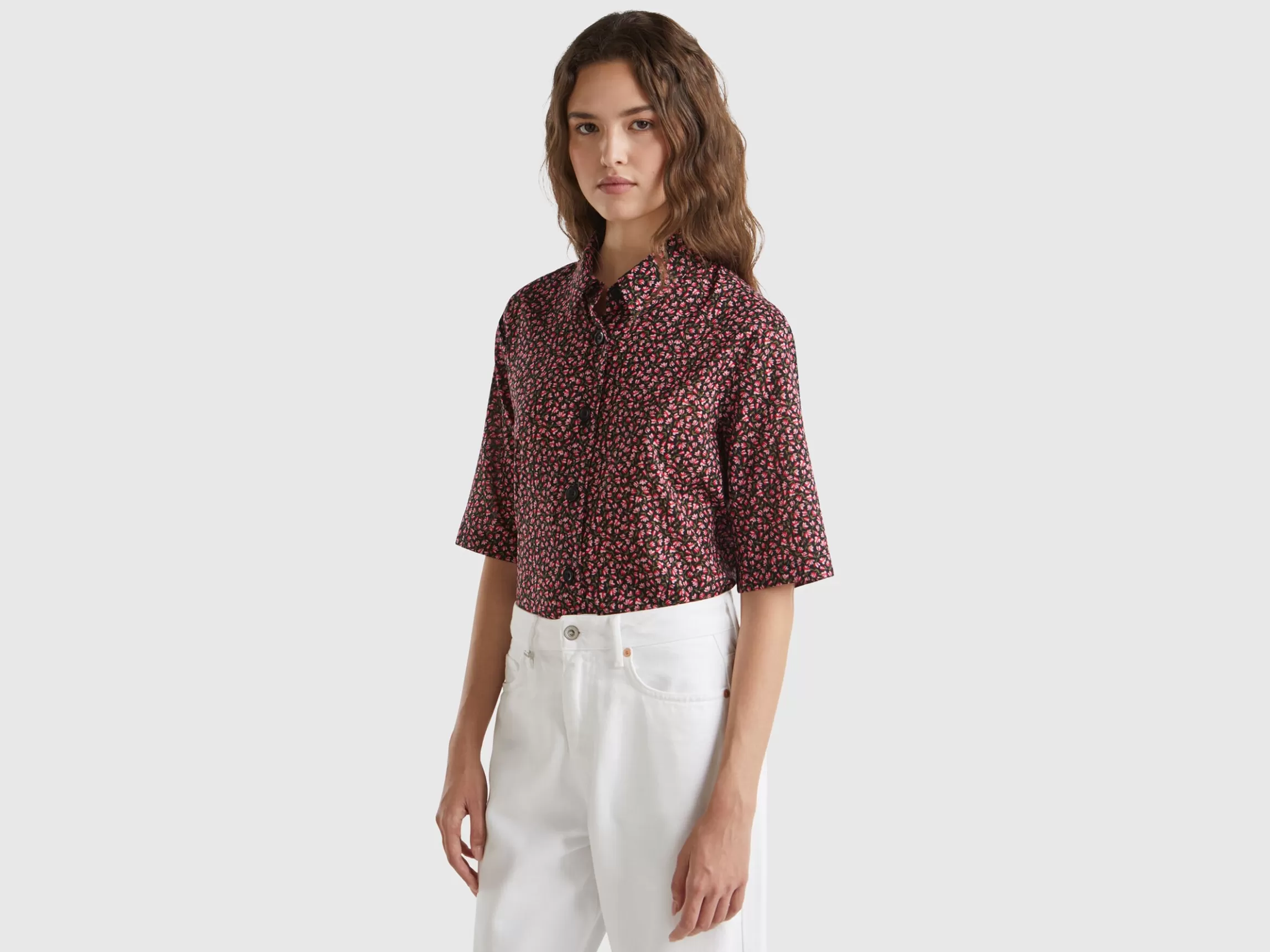 United Colors of Benetton Short sleeve patterned shirt