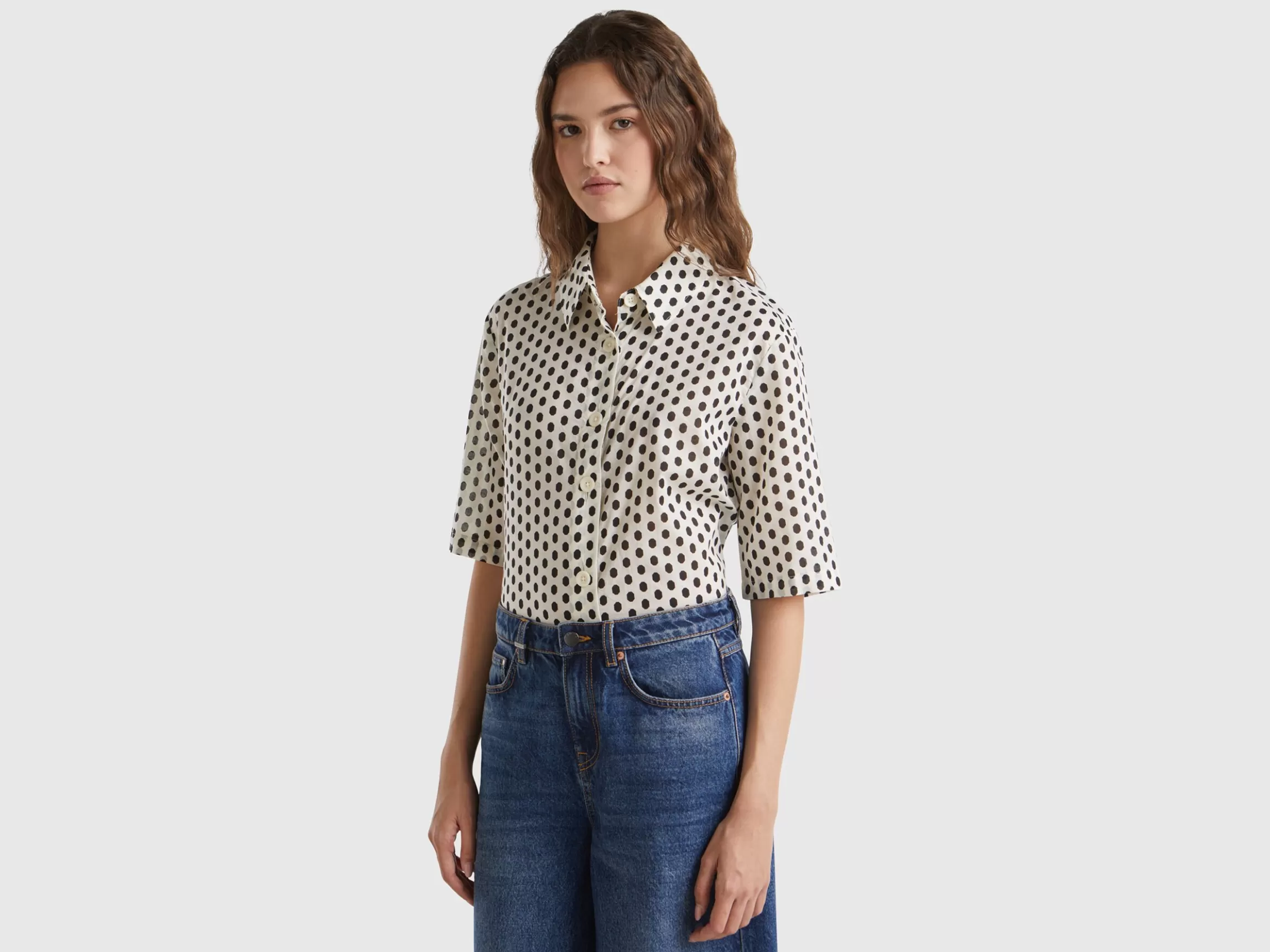 United Colors of Benetton Short sleeve patterned shirt