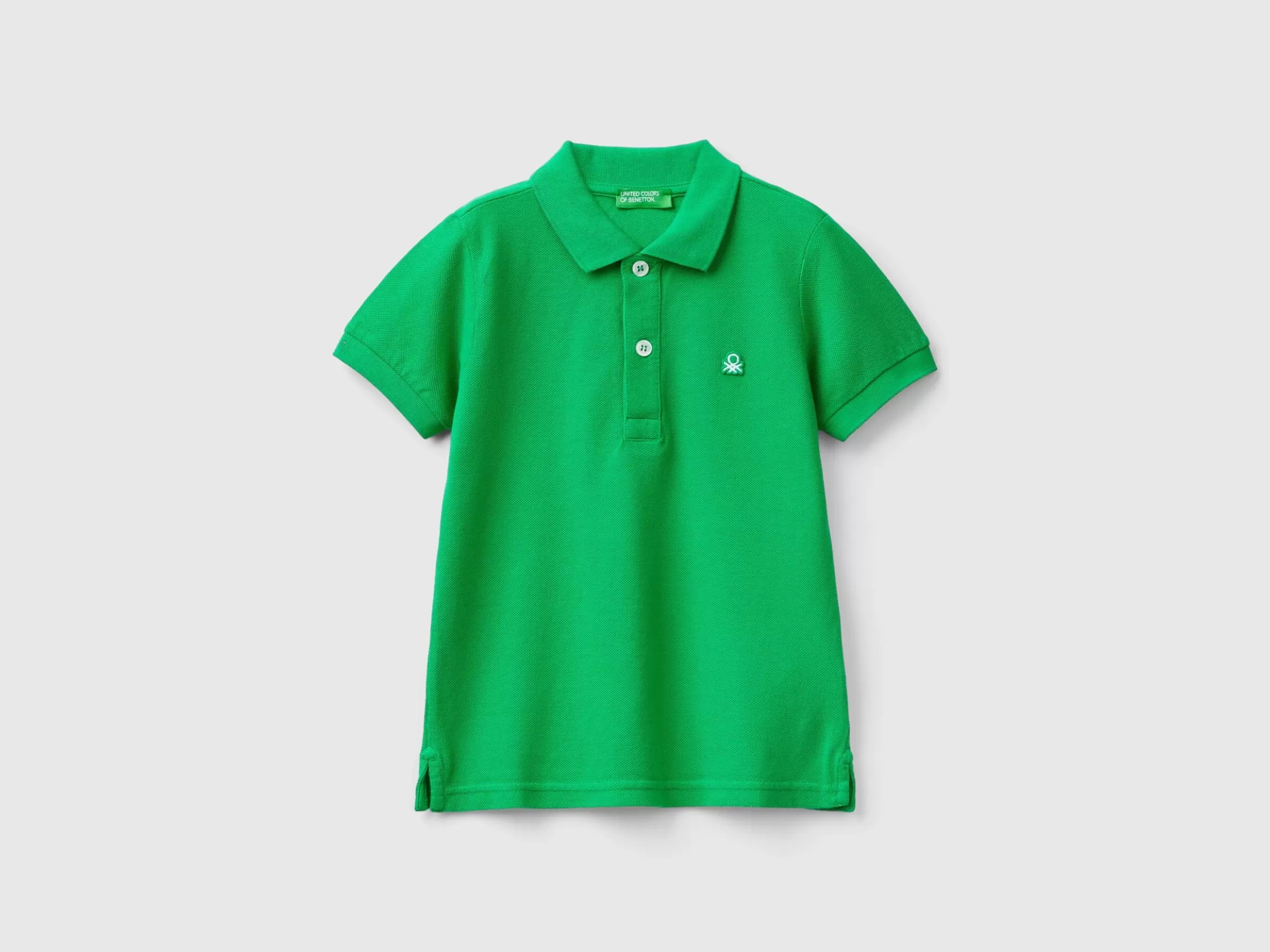 United Colors of Benetton Short sleeve polo in organic cotton