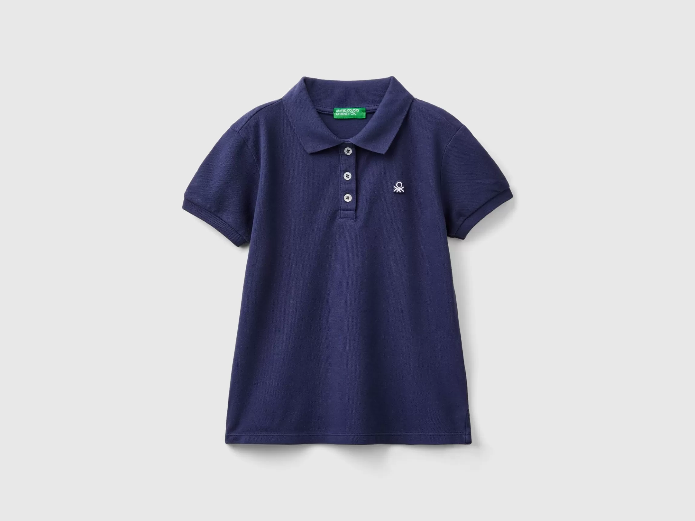 United Colors of Benetton Short sleeve polo in organic cotton
