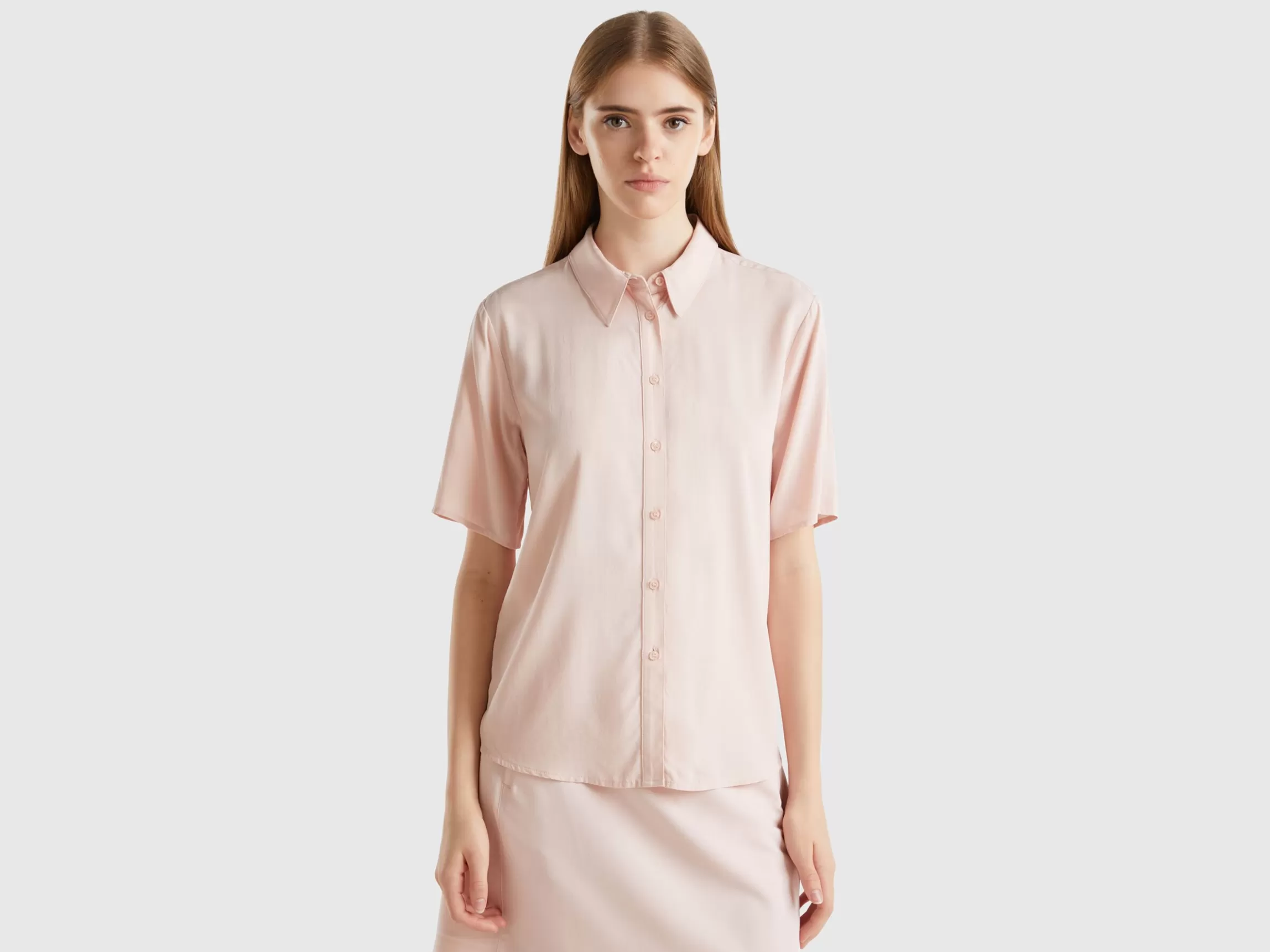 United Colors of Benetton 3/4 sleeve shirt in viscose