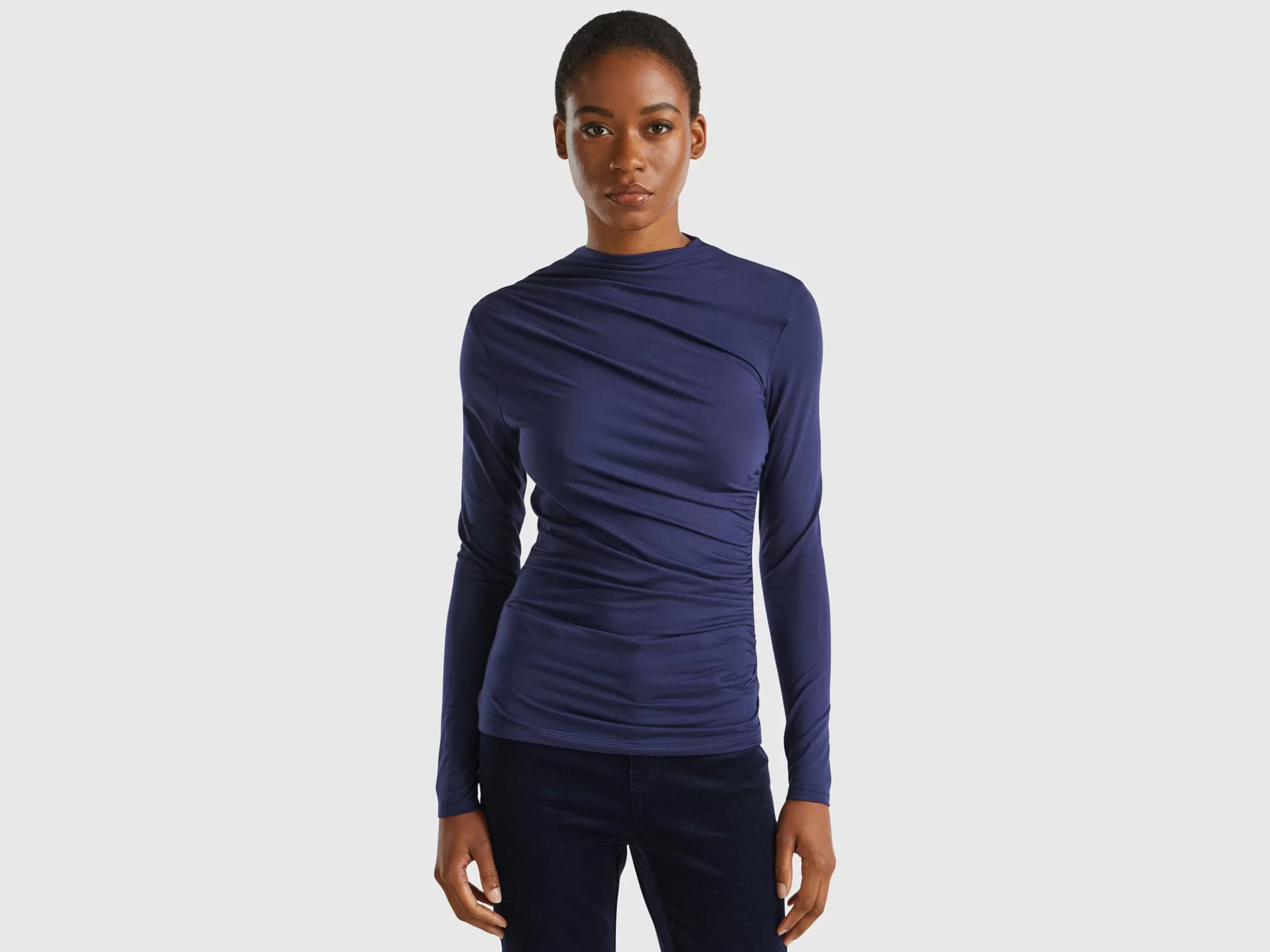 United Colors of Benetton Slim fit stretch Modal® t-shirt