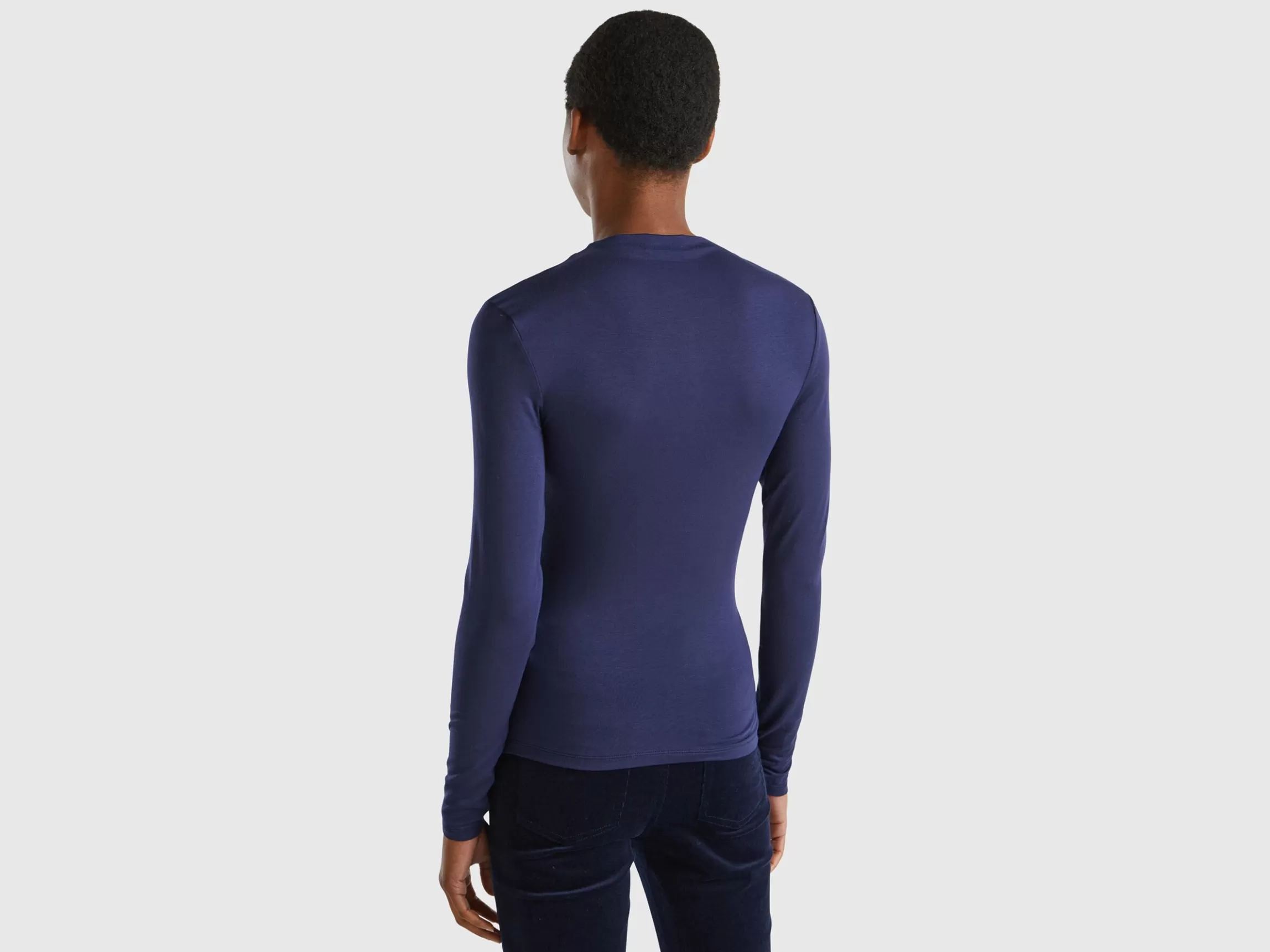 United Colors of Benetton Slim fit stretch Modal® t-shirt