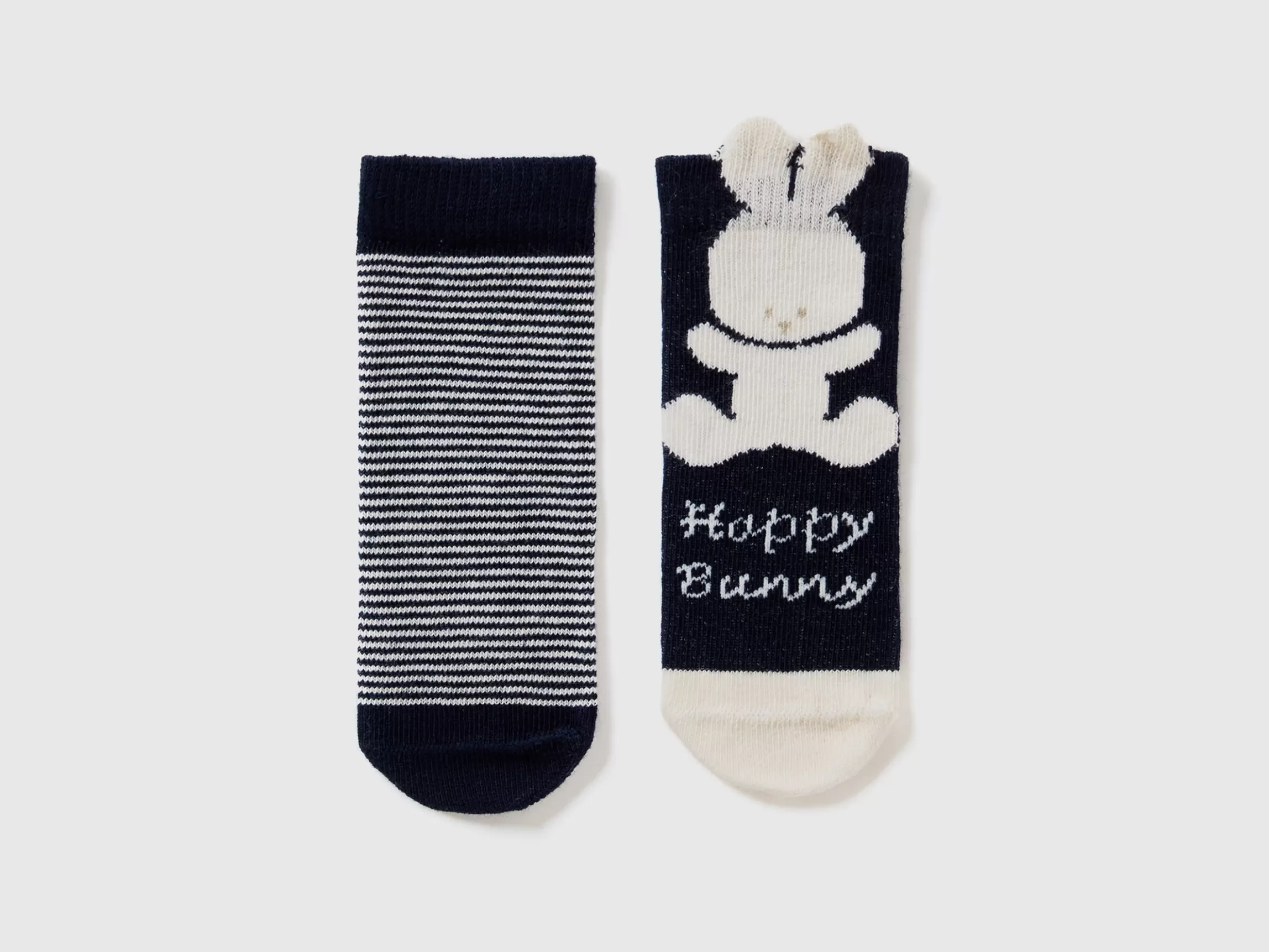 United Colors of Benetton Sock set with stripes and bunny