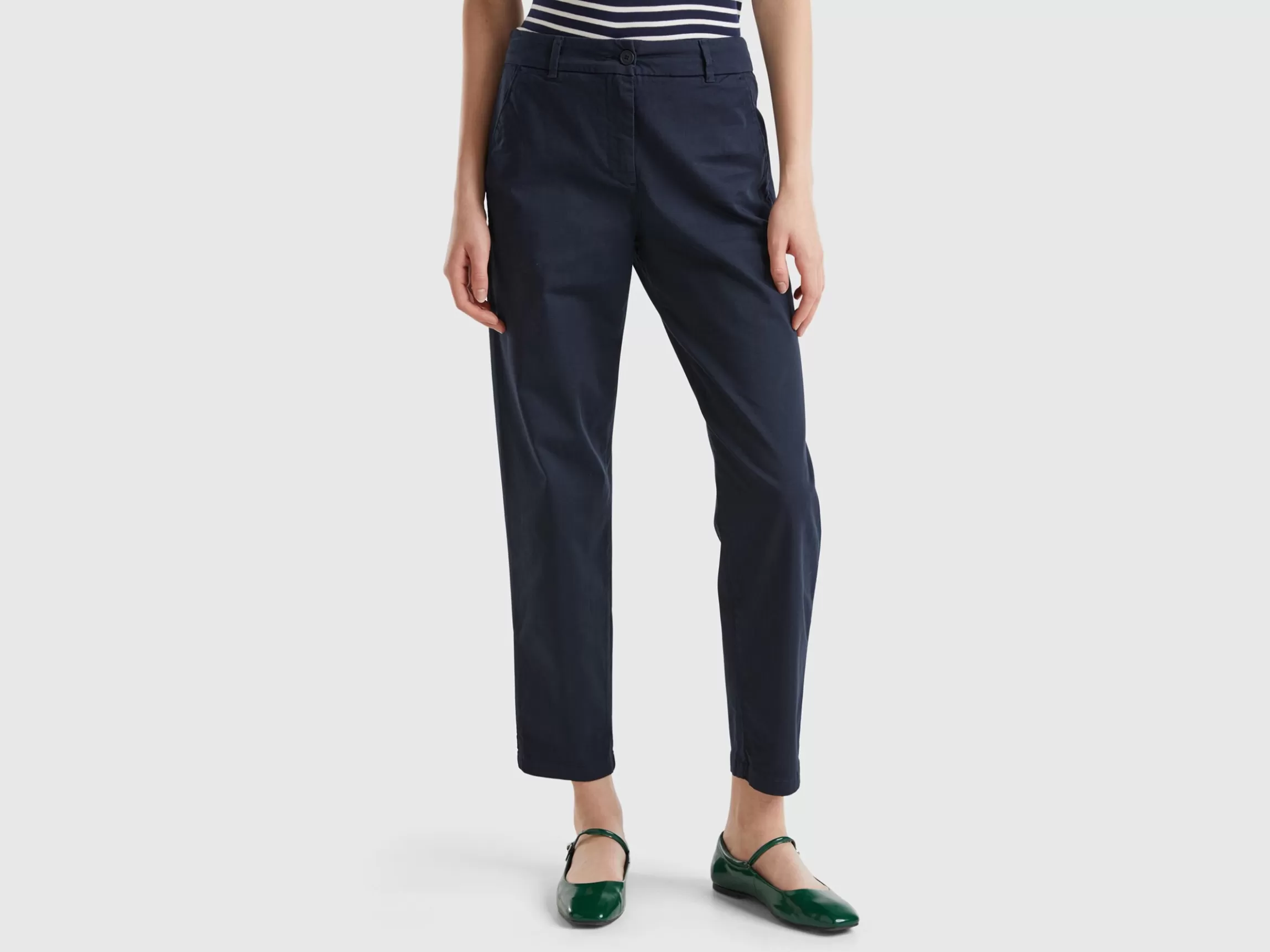 United Colors of Benetton Stretch cotton chino trousers