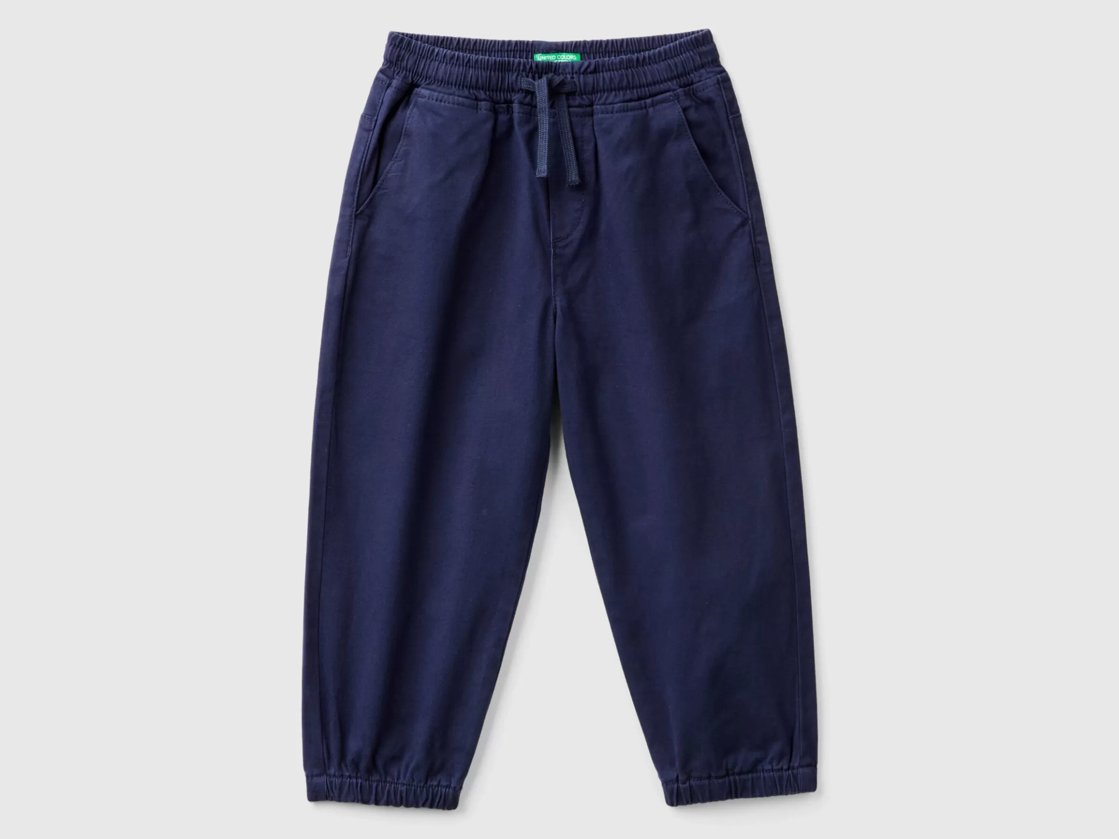 United Colors of Benetton Stretch cotton joggers with drawstring