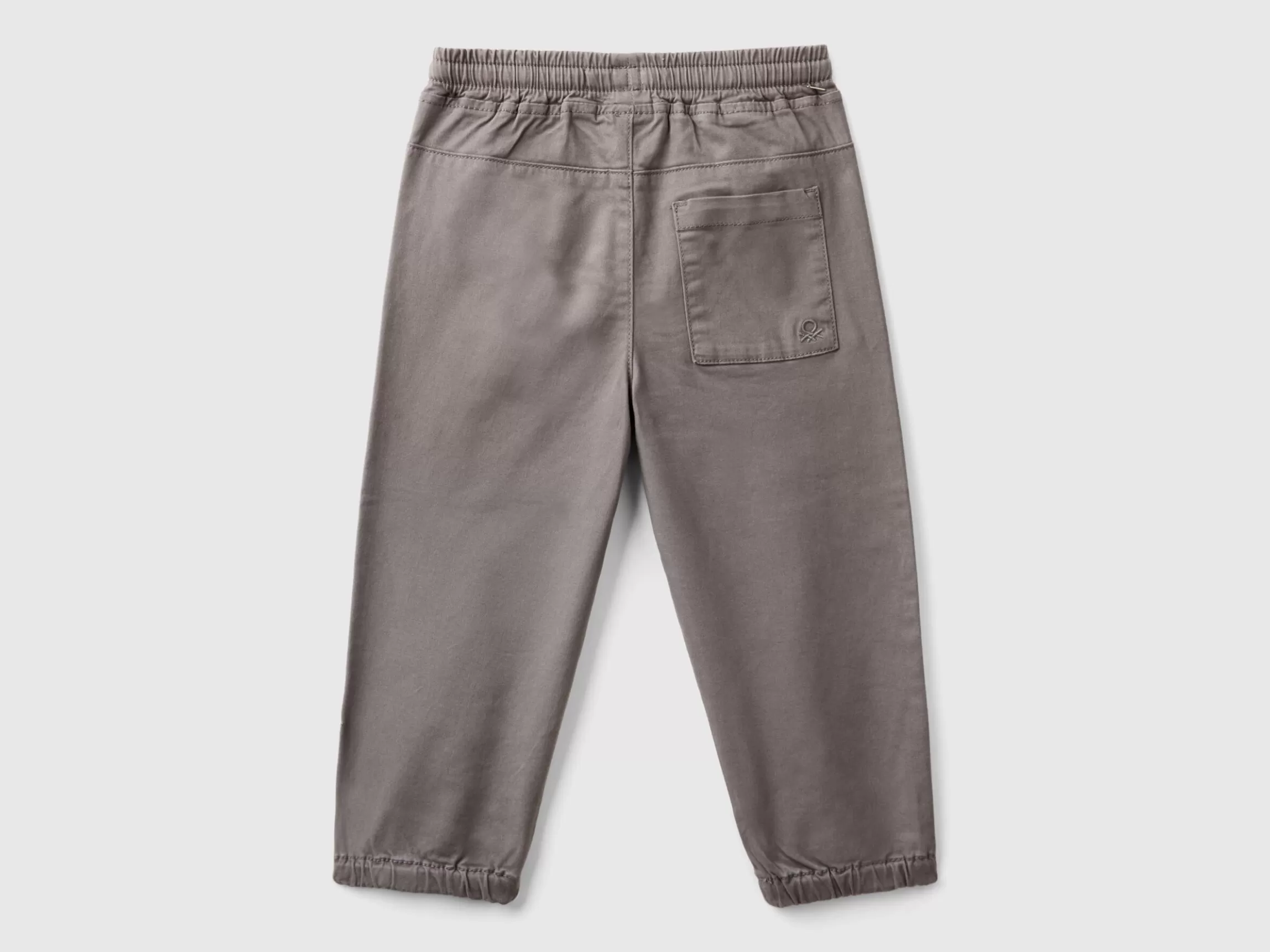 United Colors of Benetton Stretch cotton joggers with drawstring