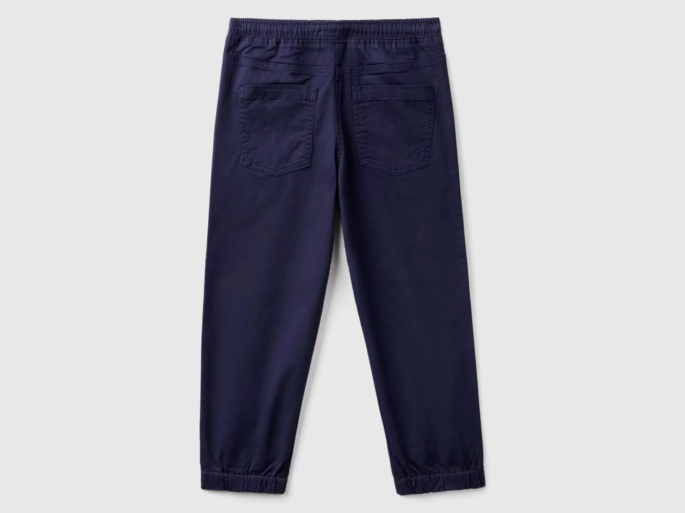 United Colors of Benetton Stretch cotton joggers with drawstring