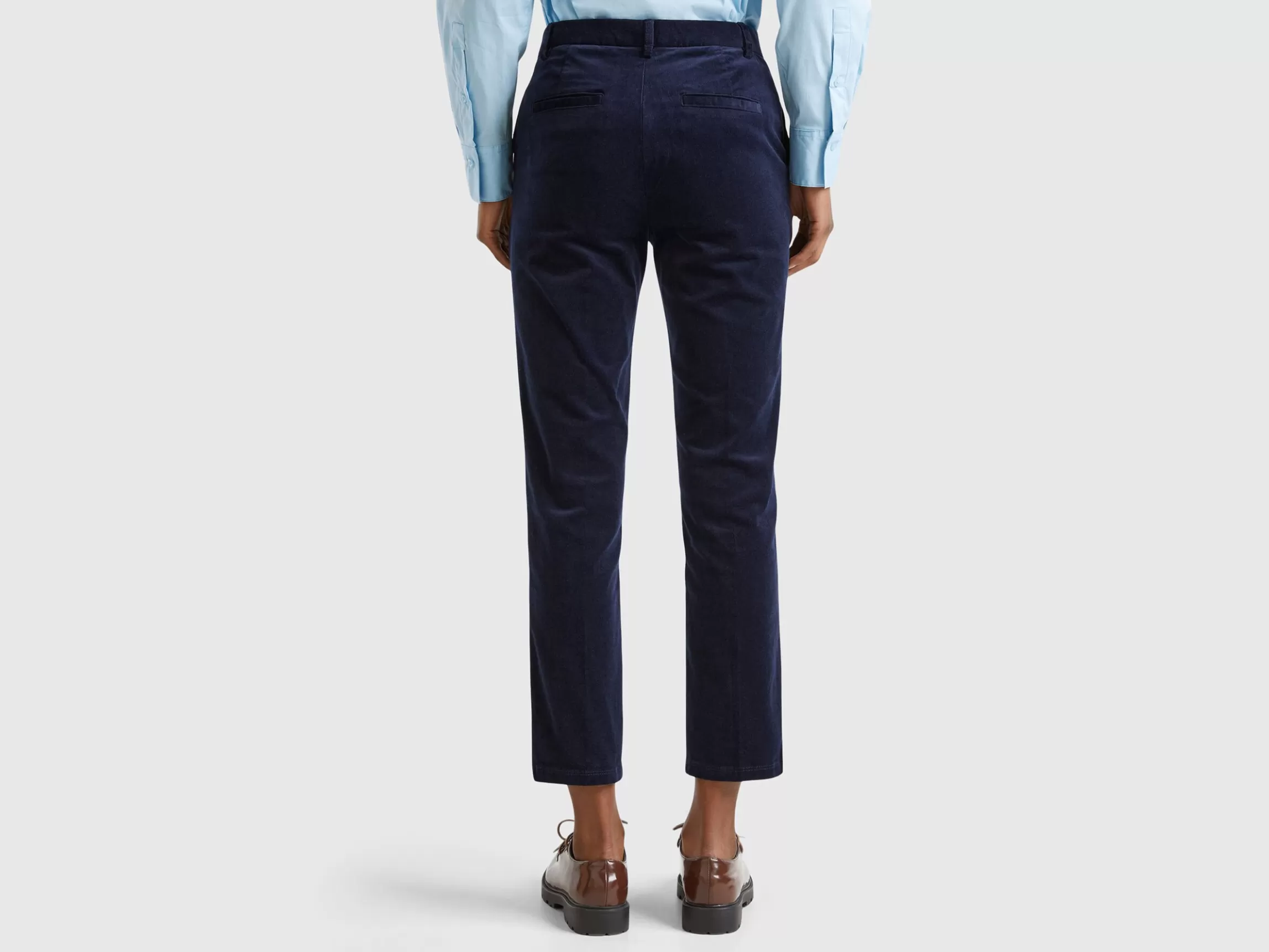 United Colors of Benetton Stretch velvet chinos