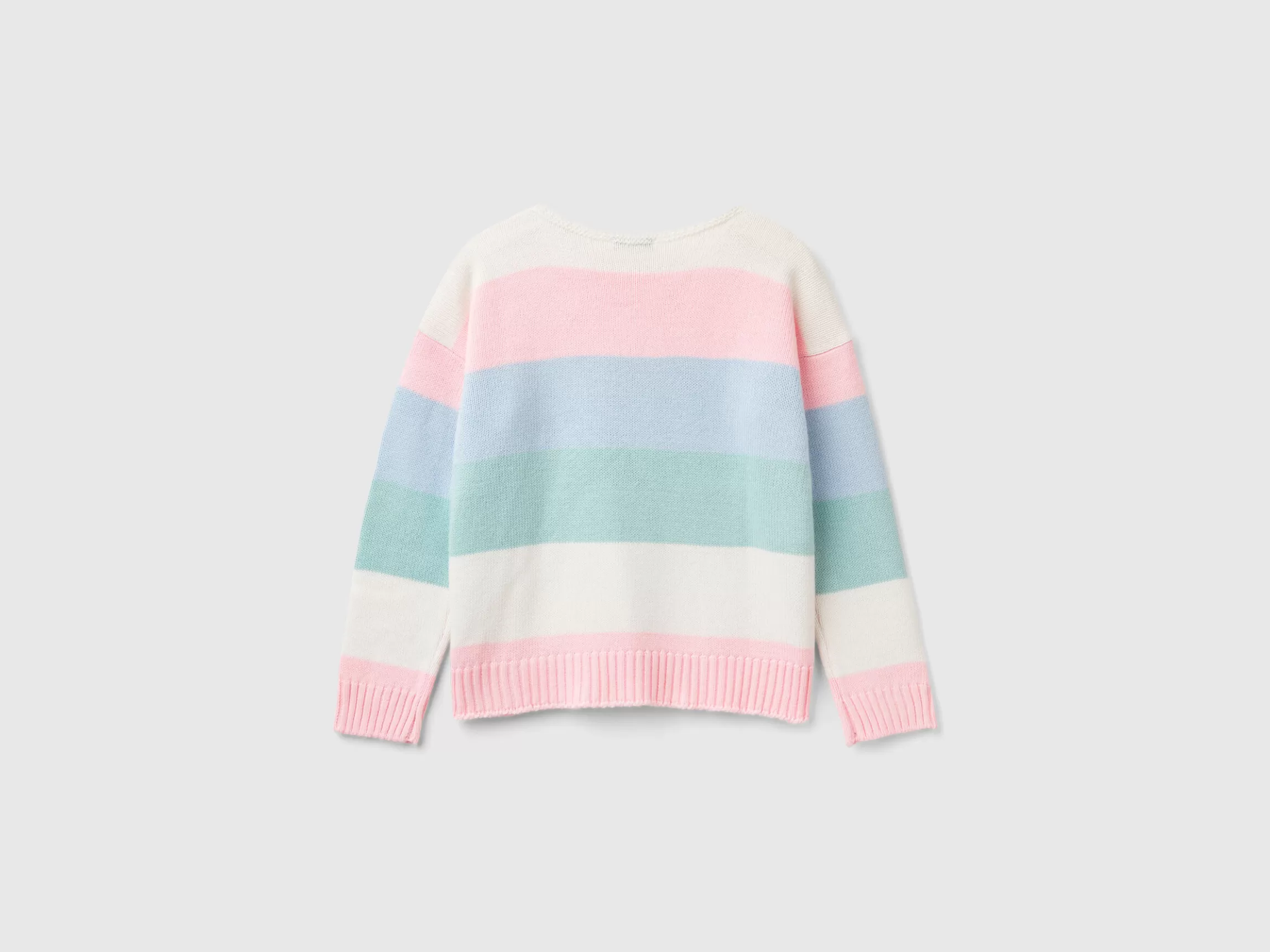 United Colors of Benetton Striped boxy fit sweater