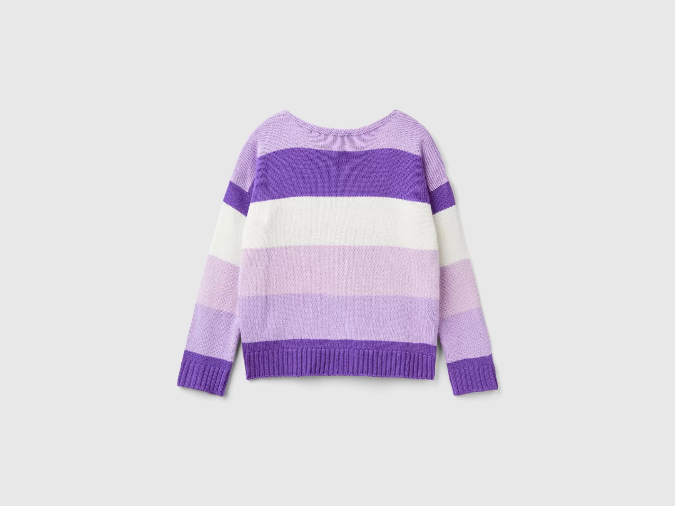 United Colors of Benetton Striped boxy fit sweater