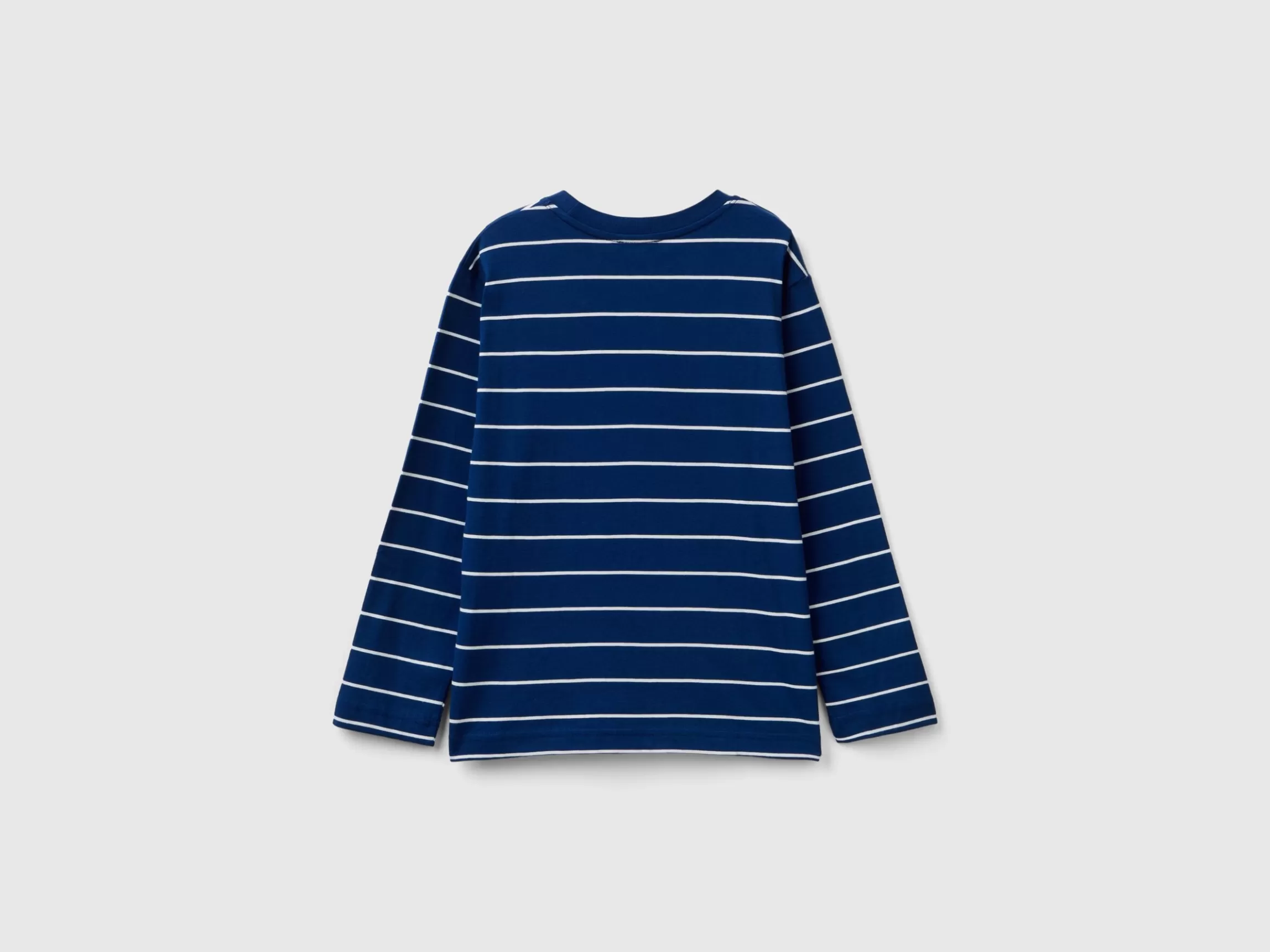 United Colors of Benetton Striped t-shirt with slogan