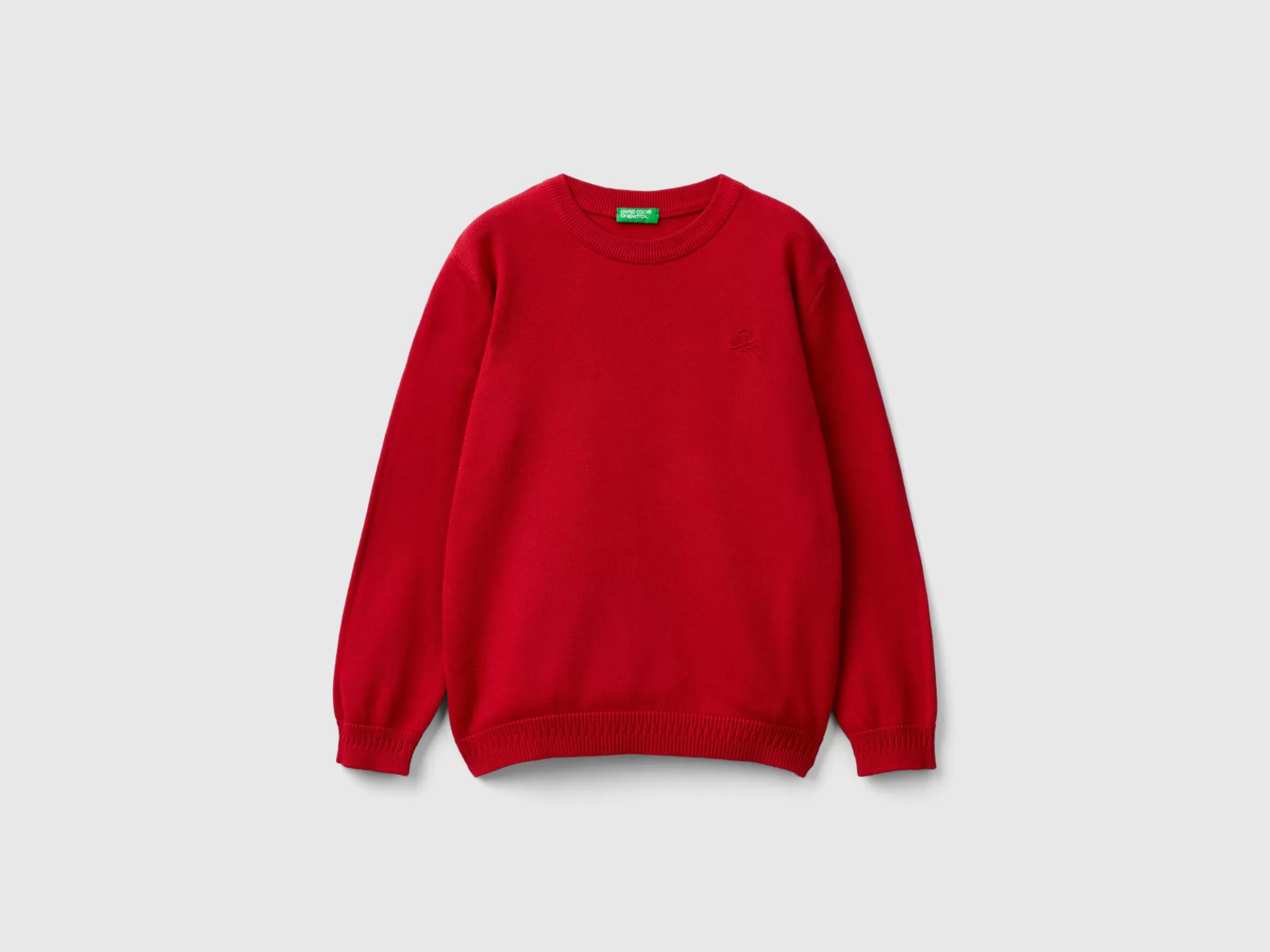 United Colors of Benetton Sweater in pure cotton with logo