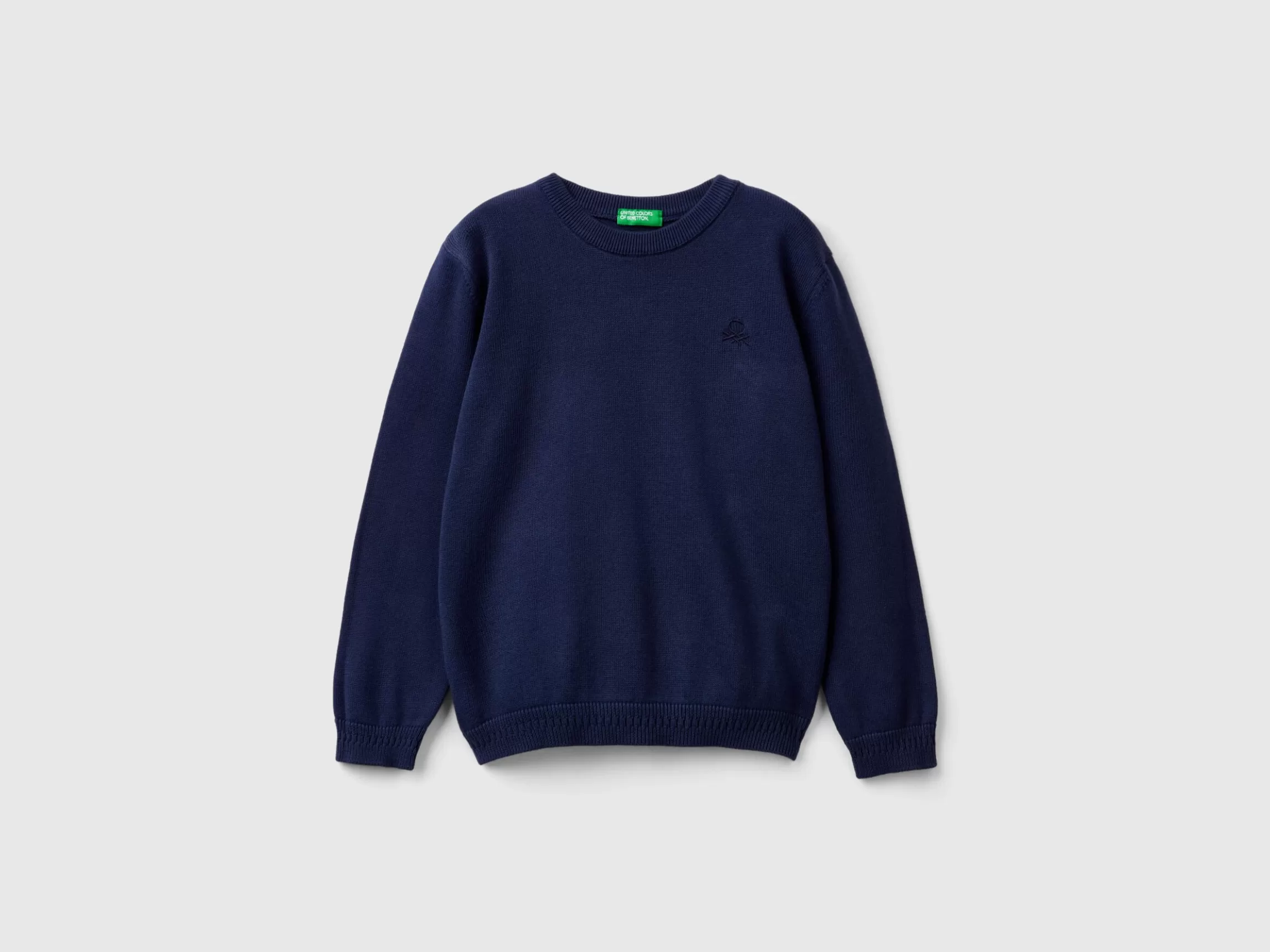 United Colors of Benetton Sweater in pure cotton with logo