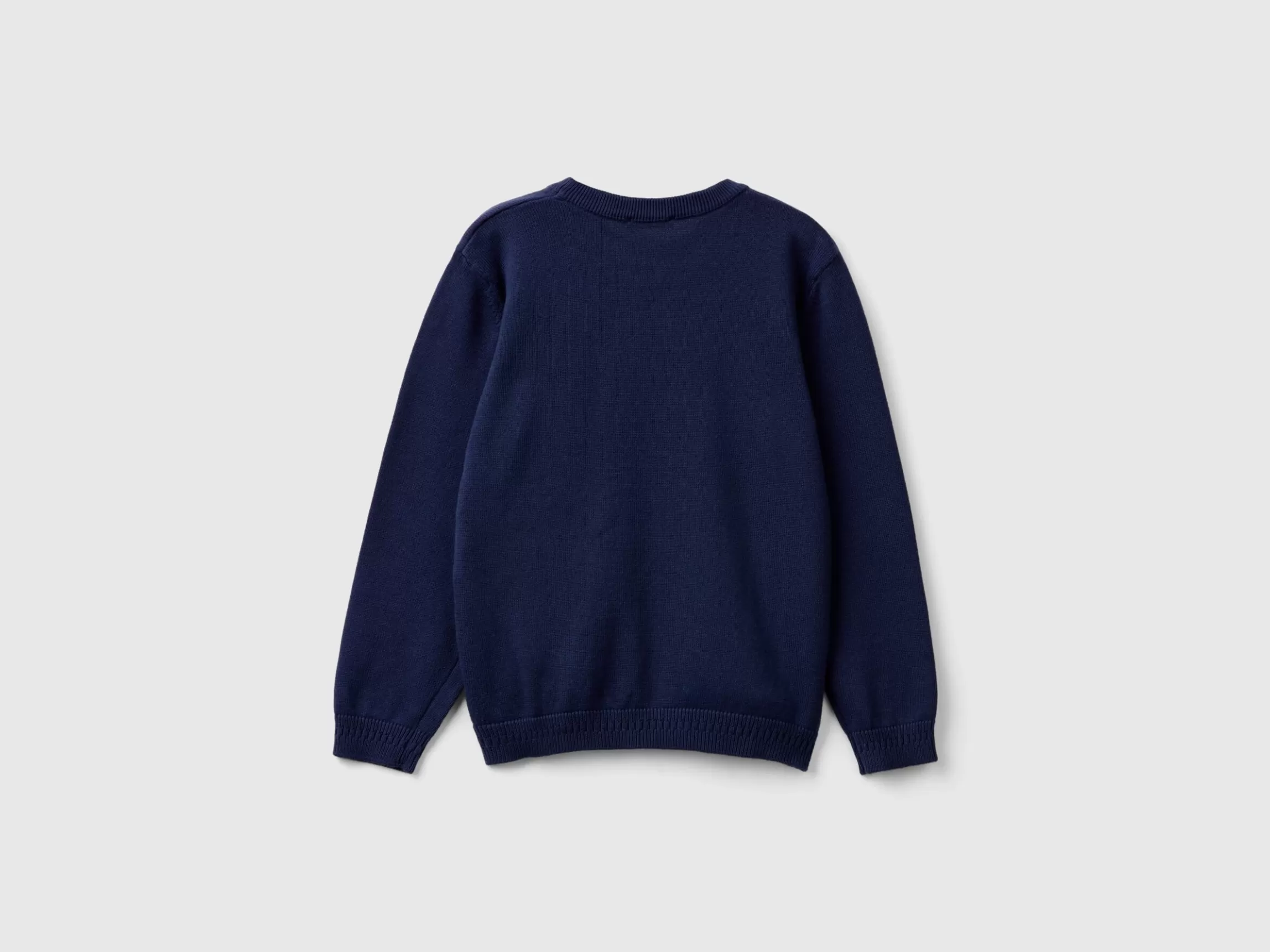 United Colors of Benetton Sweater in pure cotton with logo